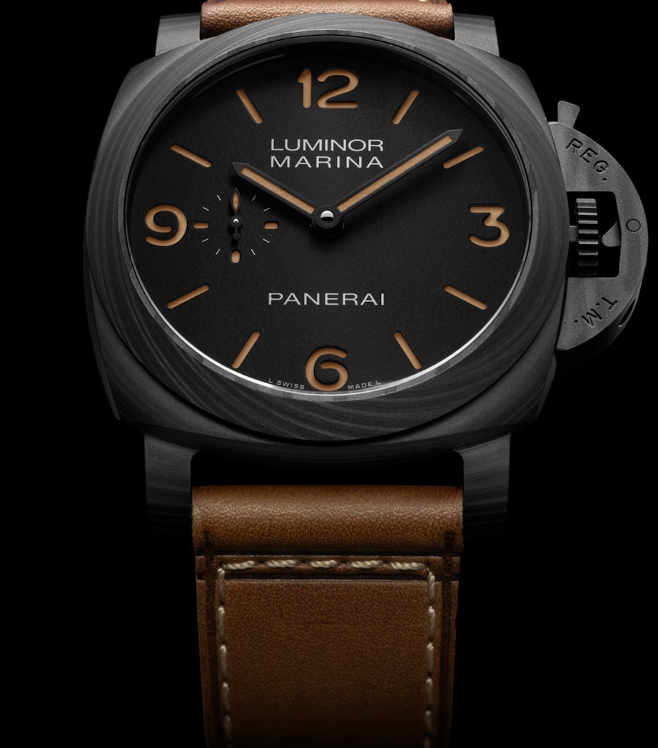 Panerai Carbotech Luminor Marina Watch 44mm Black Image 6