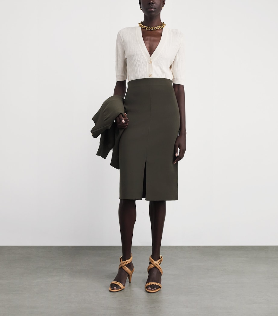 Milano-Knit Safir Midi Skirt PALM LEAF Image 2