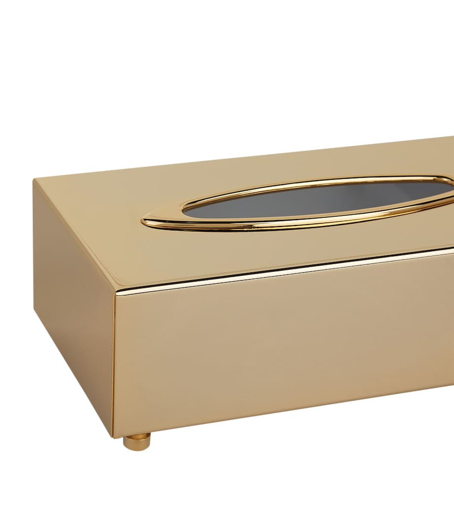 Box Gold-Plated Tissue Box GOLD Image 2