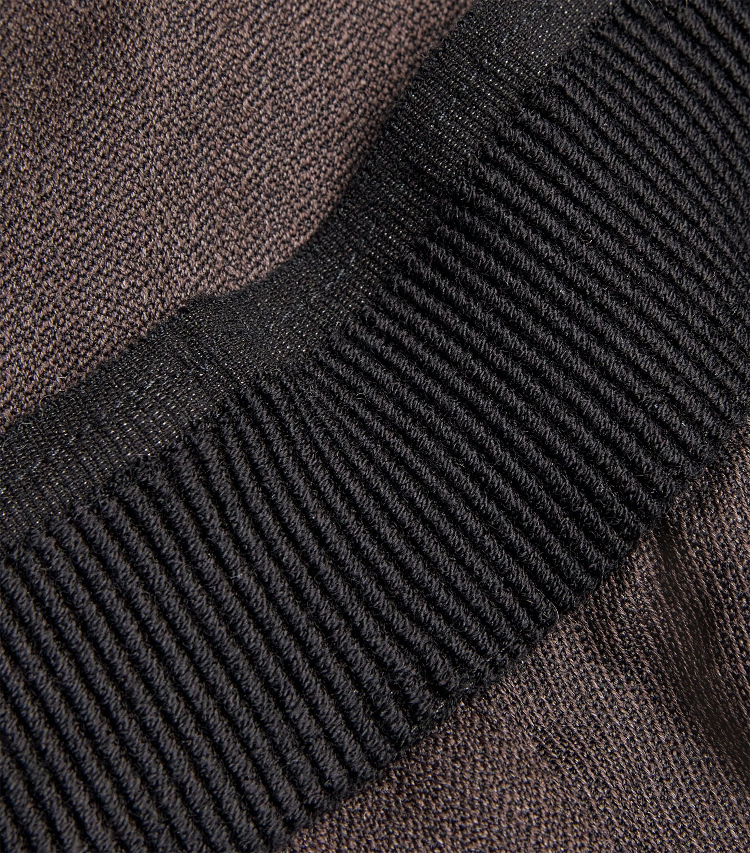 Wool Wide-Leg Leisure Trousers HAVANA BROWN CHAIN Image 5