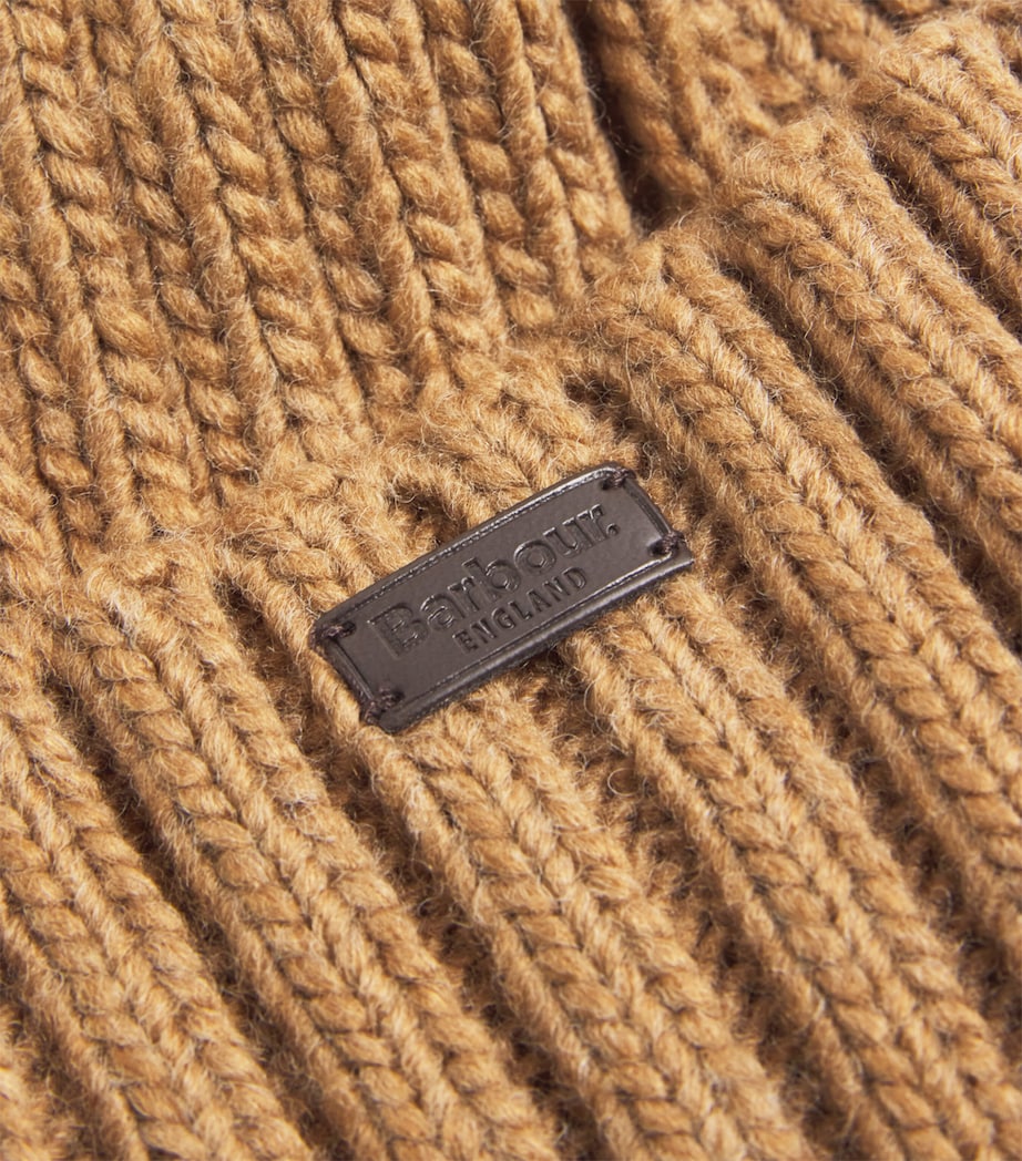 Wool-Blend Carlton Beanie MILITARY BROWN Image 3