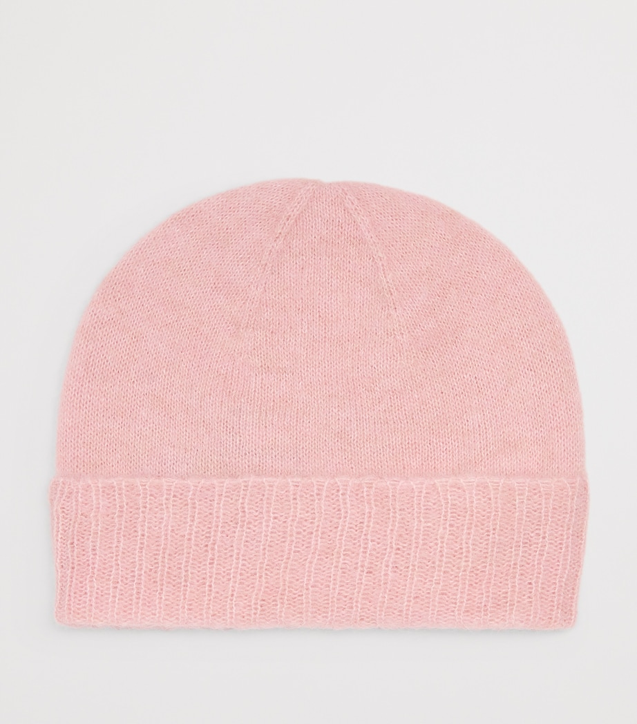 Alpaca-Blend Orb Beanie G401 PINK Image 2