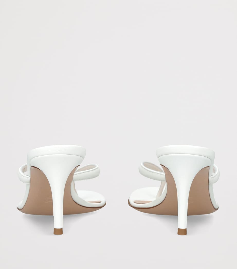 Gianvito Rossi Leather Calypso Sandals 70 White Image 2
