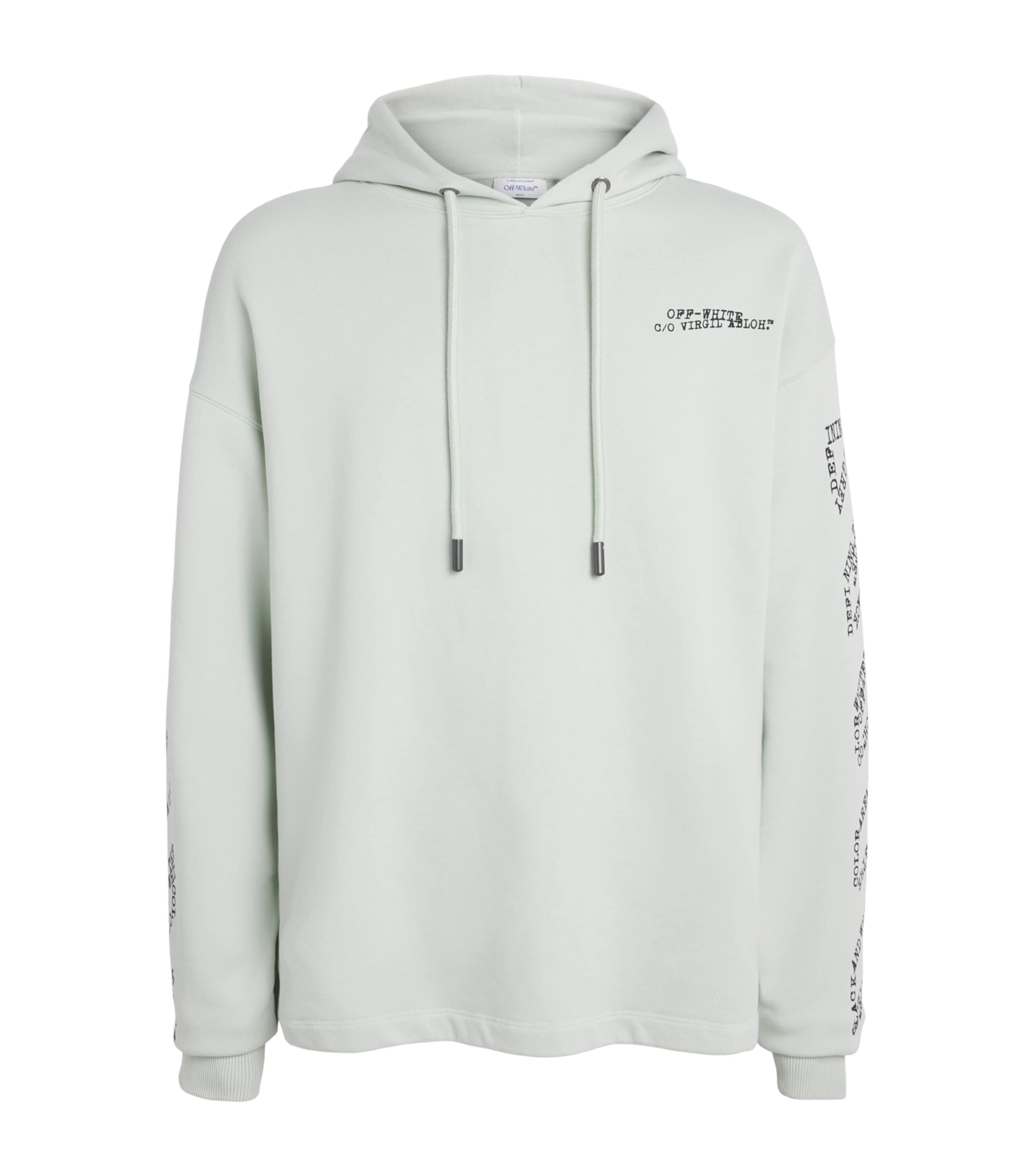 Off-White Mens Arrows Diagonal Hoodie Mint Image 1