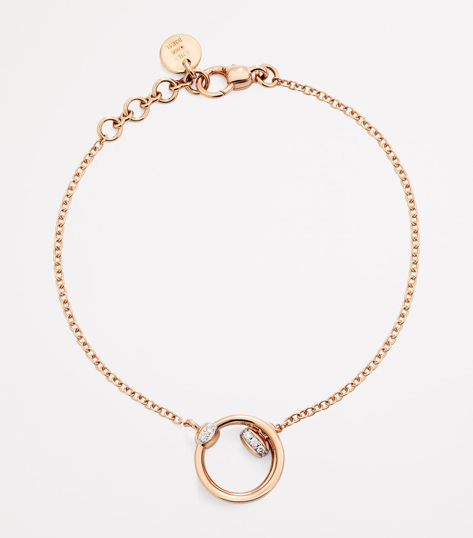 Rose Gold and Diamond Pomellato Together Bracelet DB000 Image 2