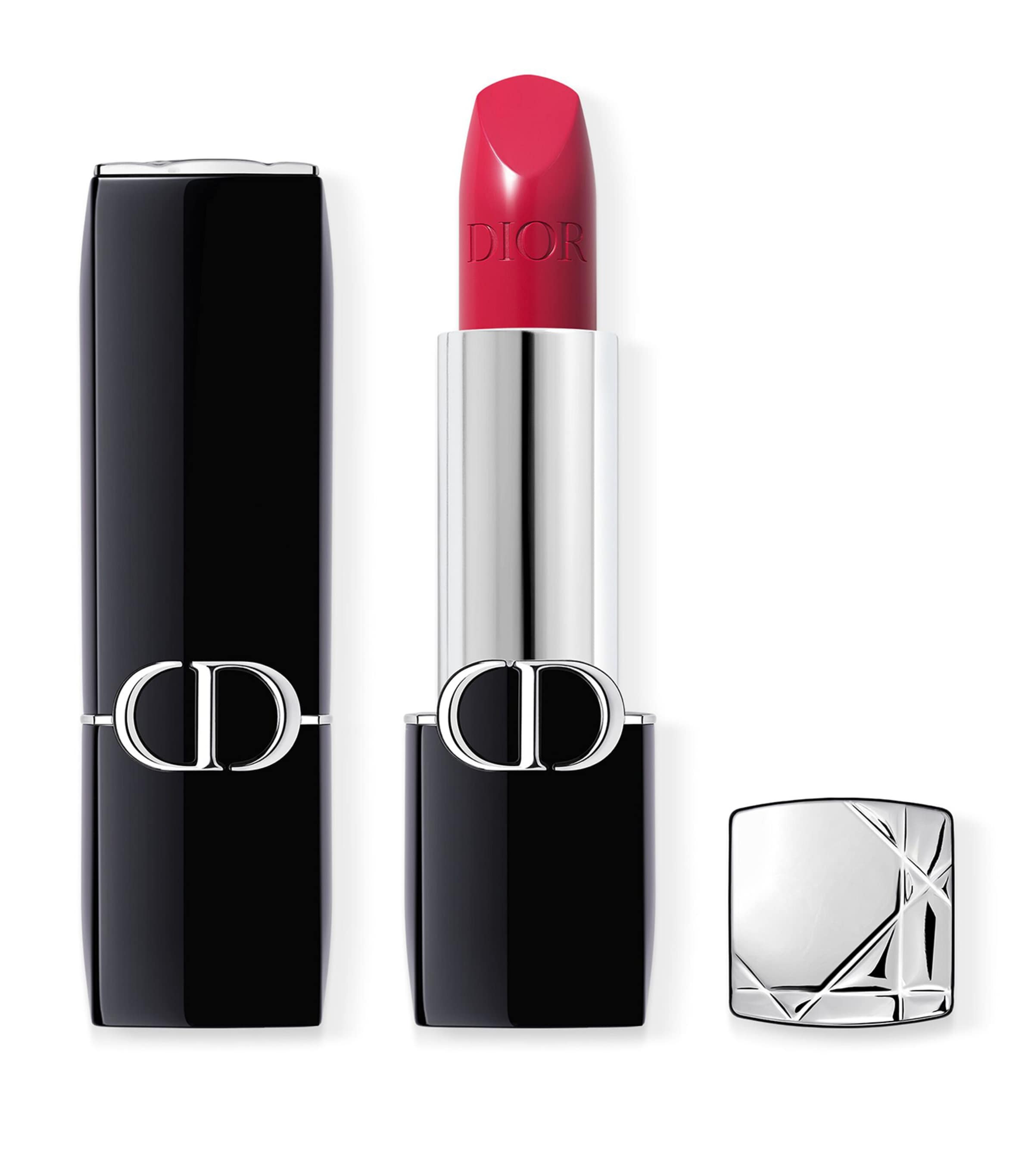 Shop Dior Rouge  Couture Satin Lipstick In Red