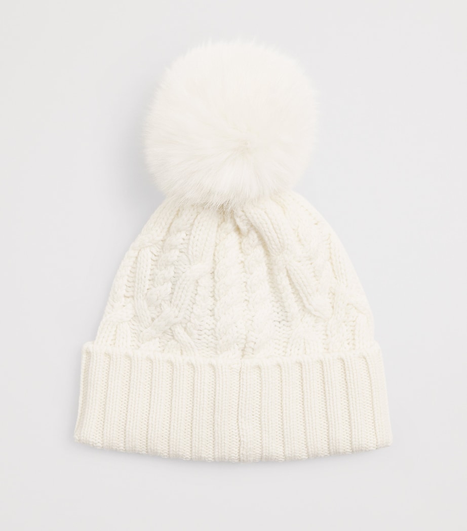 Virgin Wool-Cashmere Pom-Pom Beanie 2 Image 2