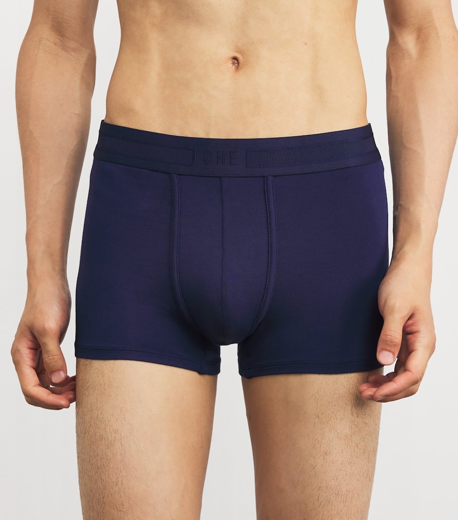 Logo-Waist Trunks (Pack of 3) NAVY Image 2