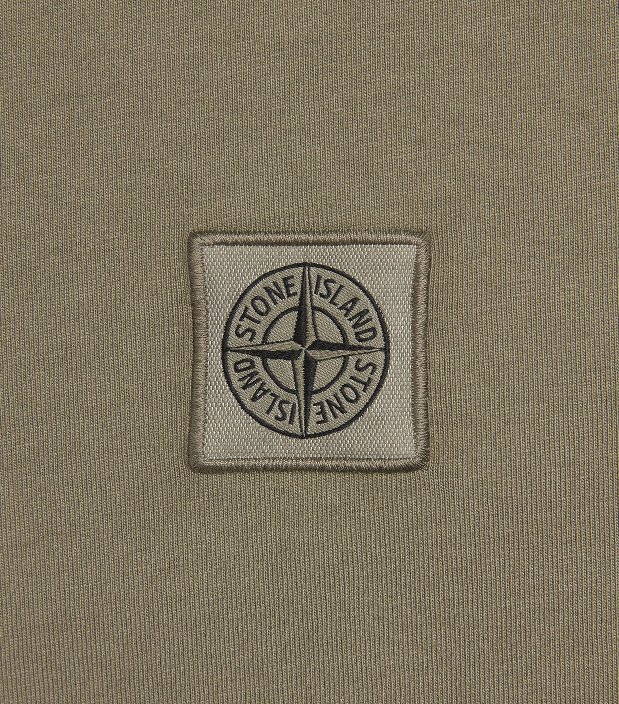 Stone Island Mens Organic Cotton Logo T-Shirt Image 6