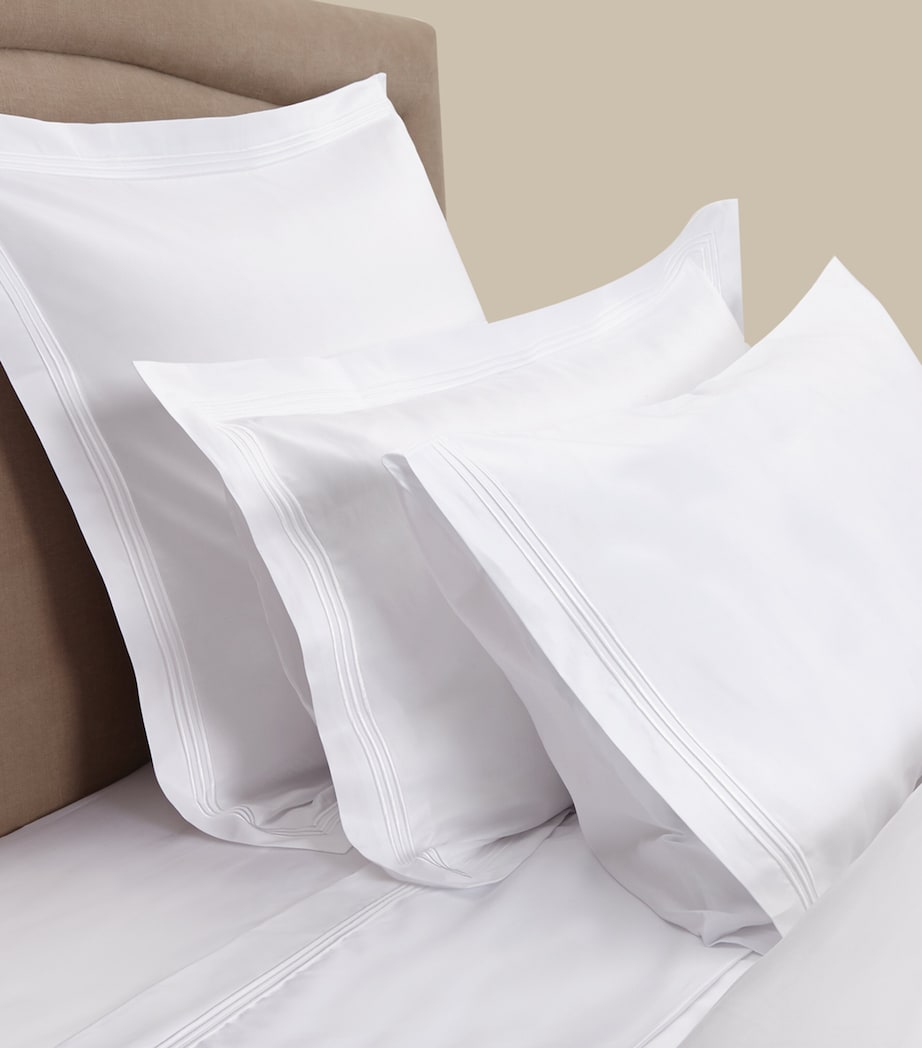 Lancaster Super King Flat Sheet (305cm x 320cm) WHITE Image 2