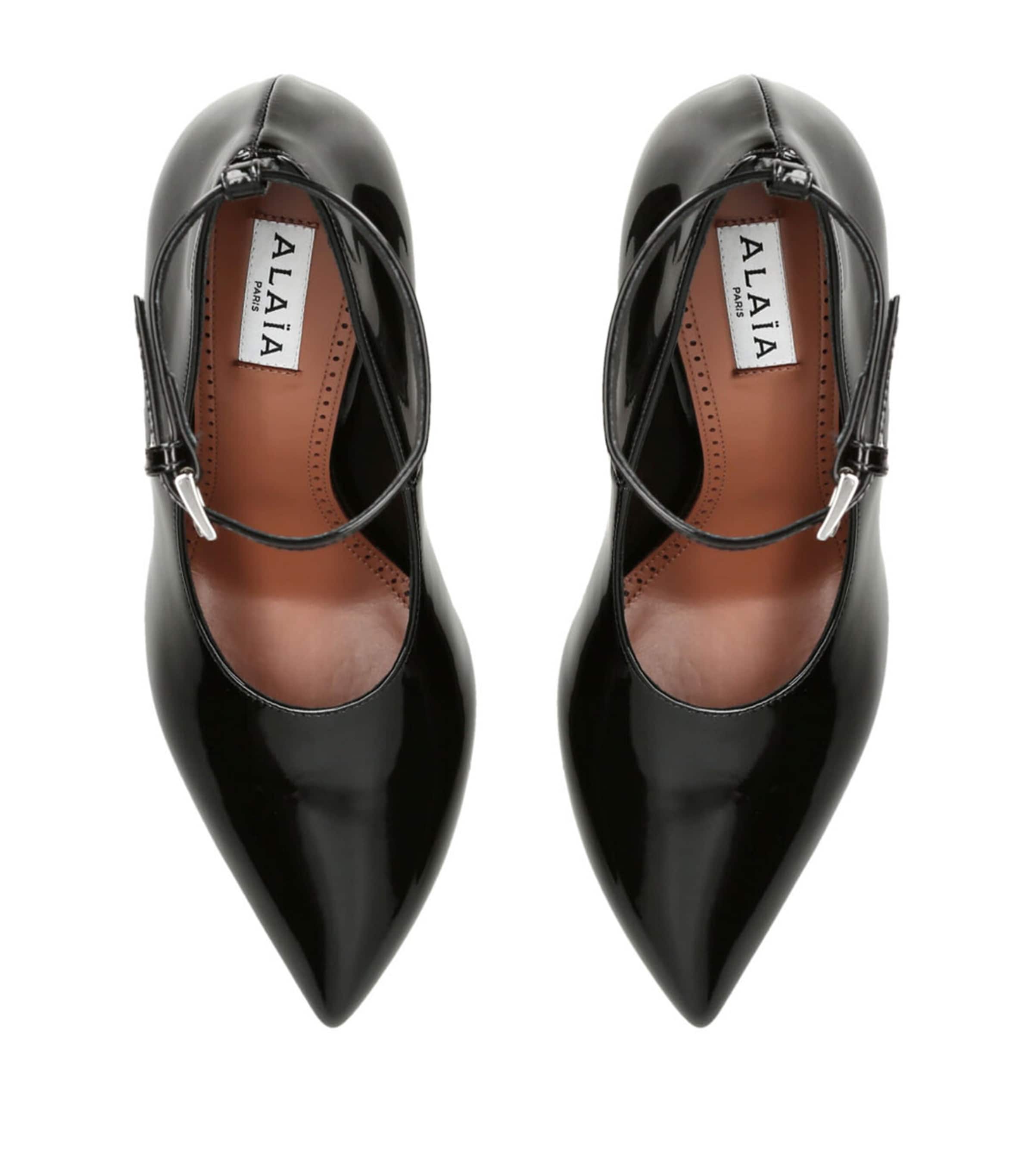 Alaïa Black Leather Curve Pumps 110 | Harrods US