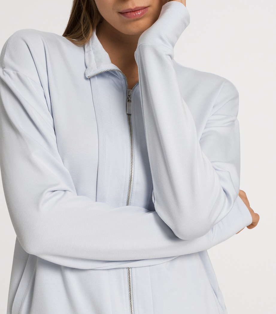 Balance Zip-Up Cardigan POWDER BLUE Image 6