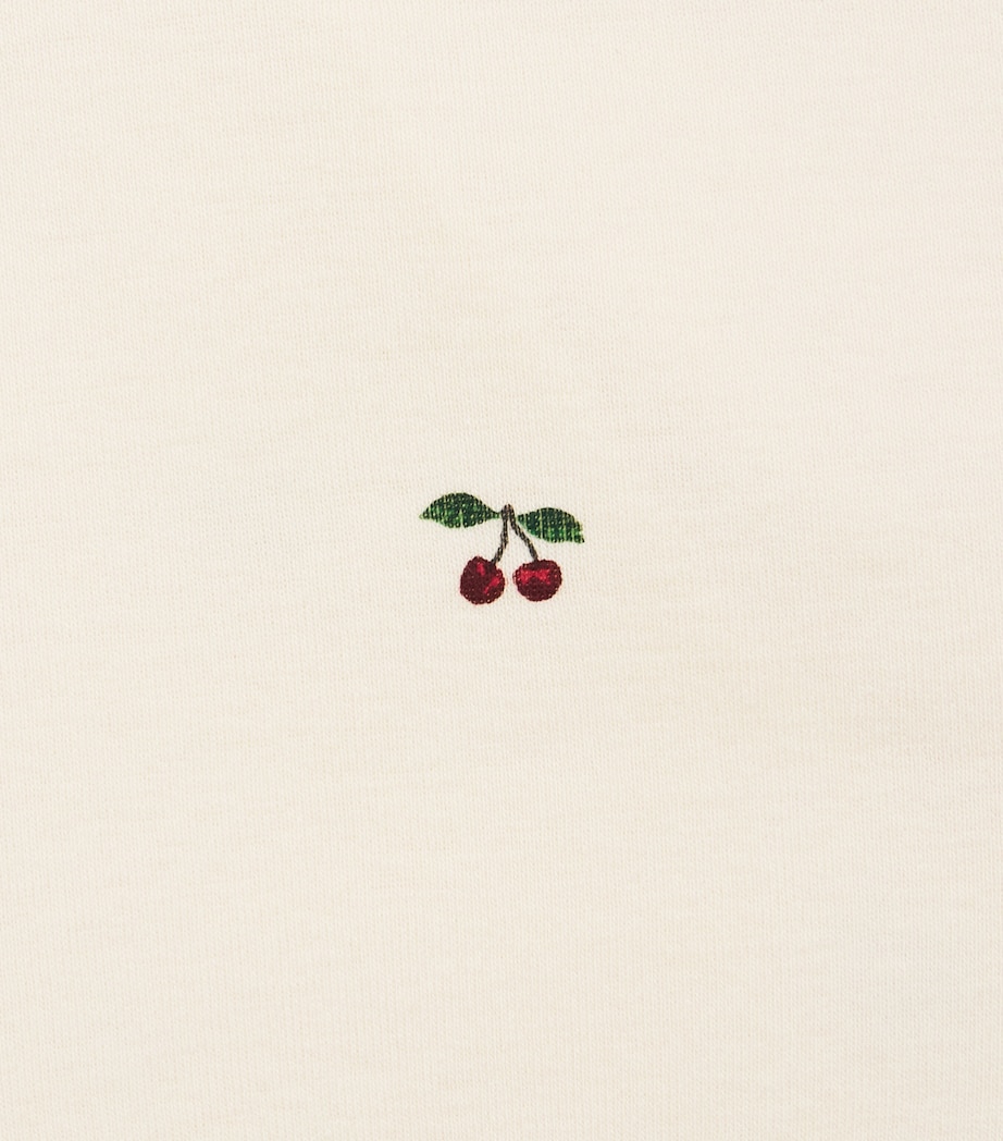 KONGES SLOJD Organic Cotton Cherry Print Bodysuit (0-9 Months) Image 3