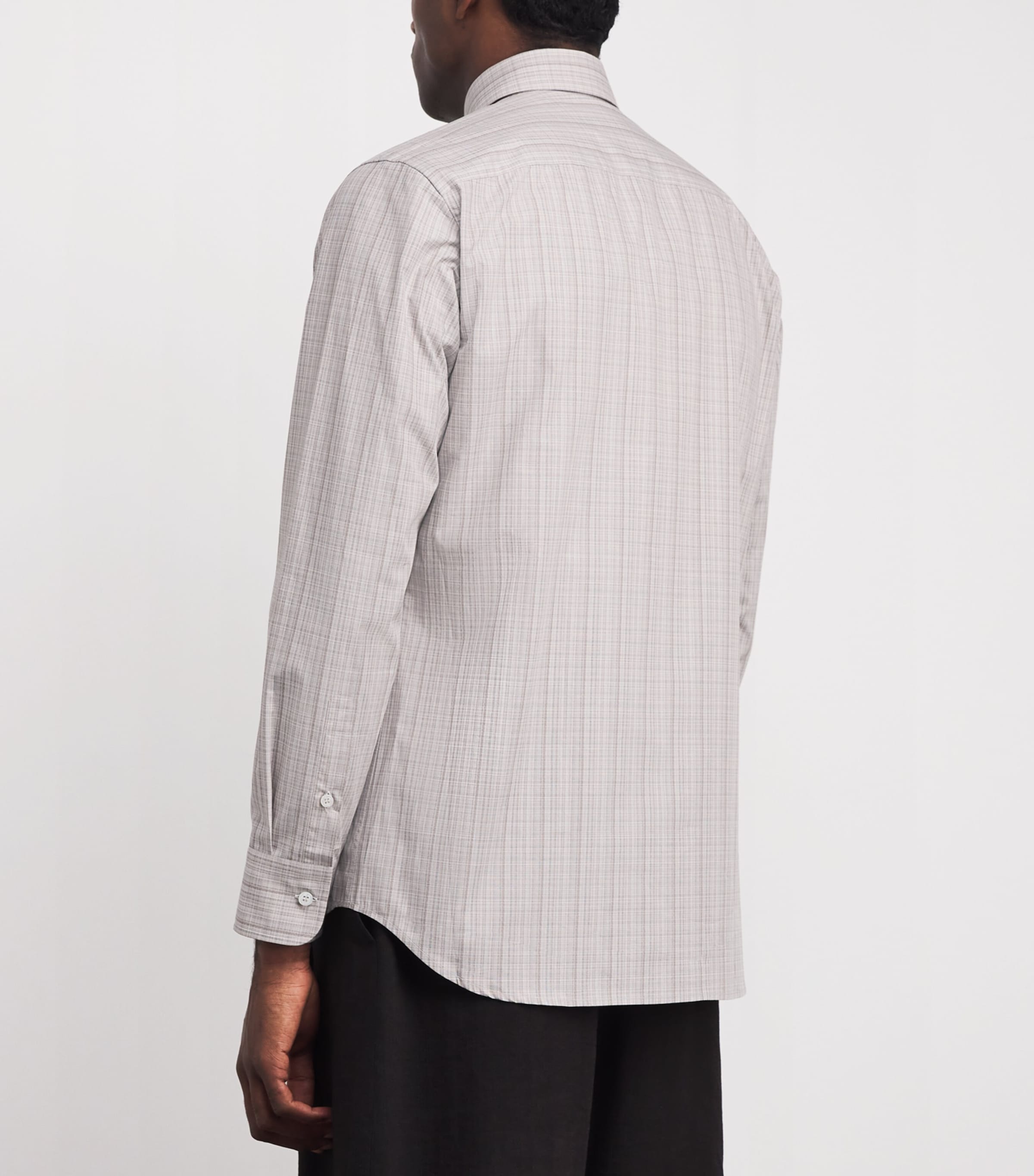 Cotton Check Shirt 9629 Image 4