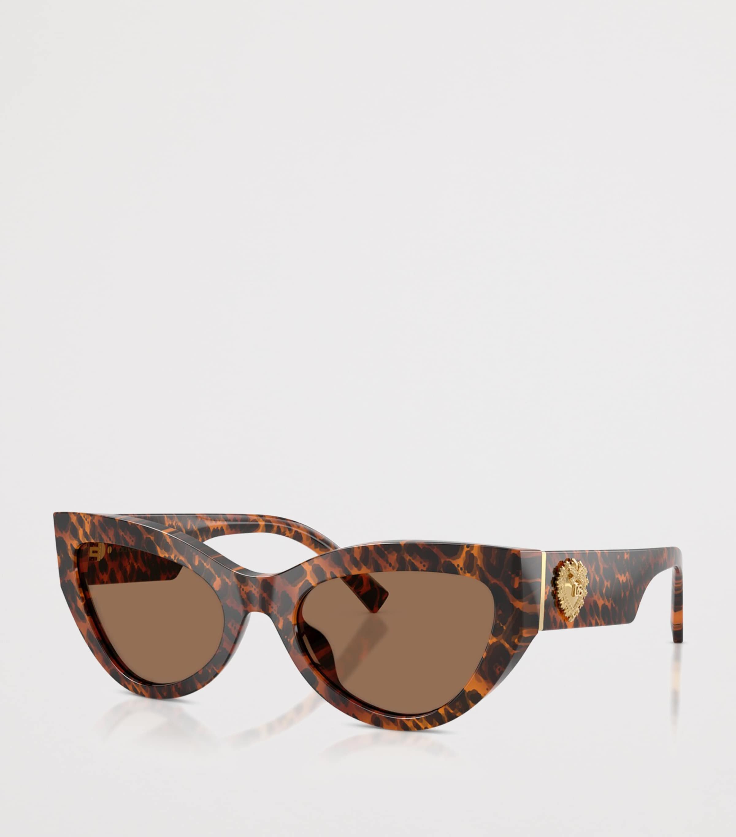 Dolce&Gabbana Tortoiseshell Cat-Eye Sunglasses Brown Image 2