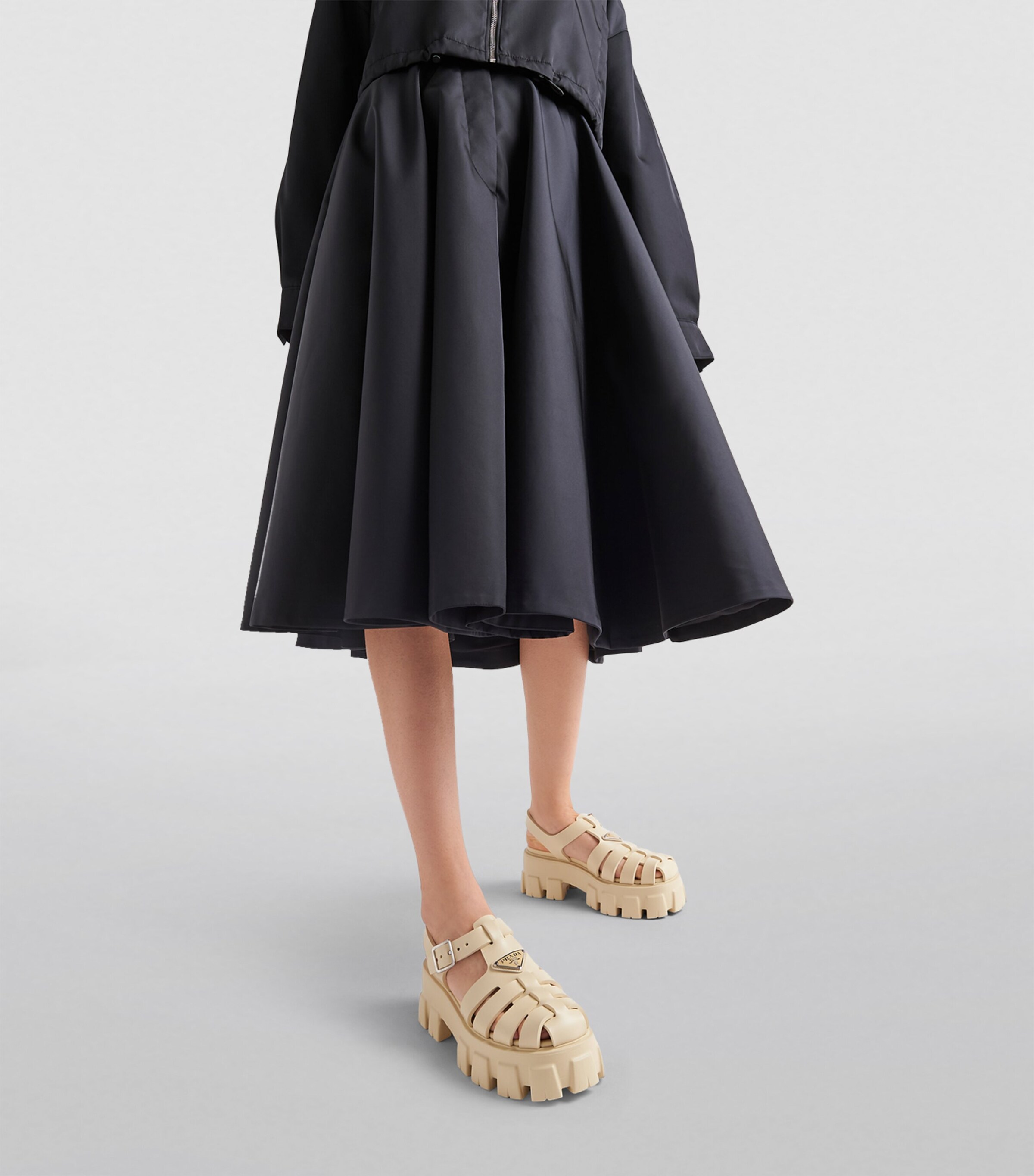 Prada Rubber Platform Sandals 55 Image 6