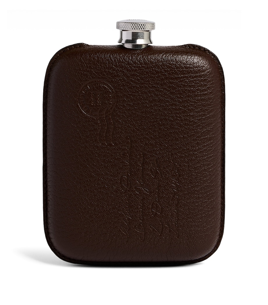 Dunhill Leather-Wrapped Flask Image 1