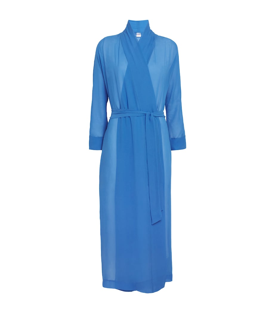 Silk Georgette Cassandra Robe 337/BLUE Image 1