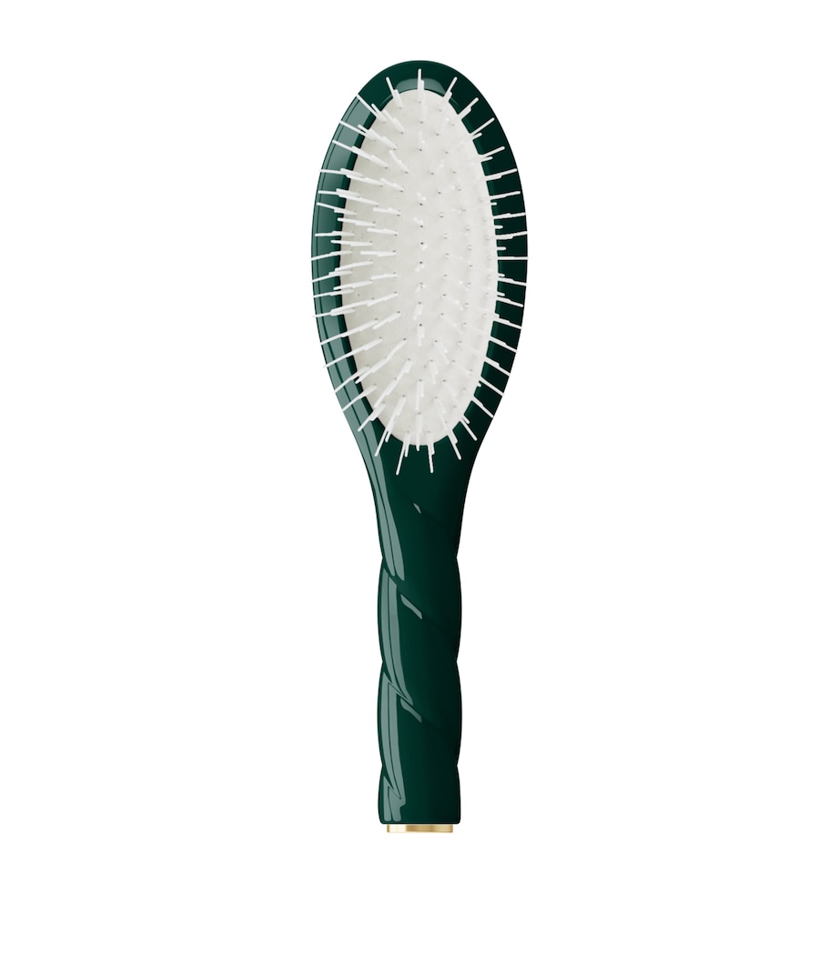 Small N.07 The Intense Detangling and Stimulating Hairbrush EMERALD GREEN Image 1