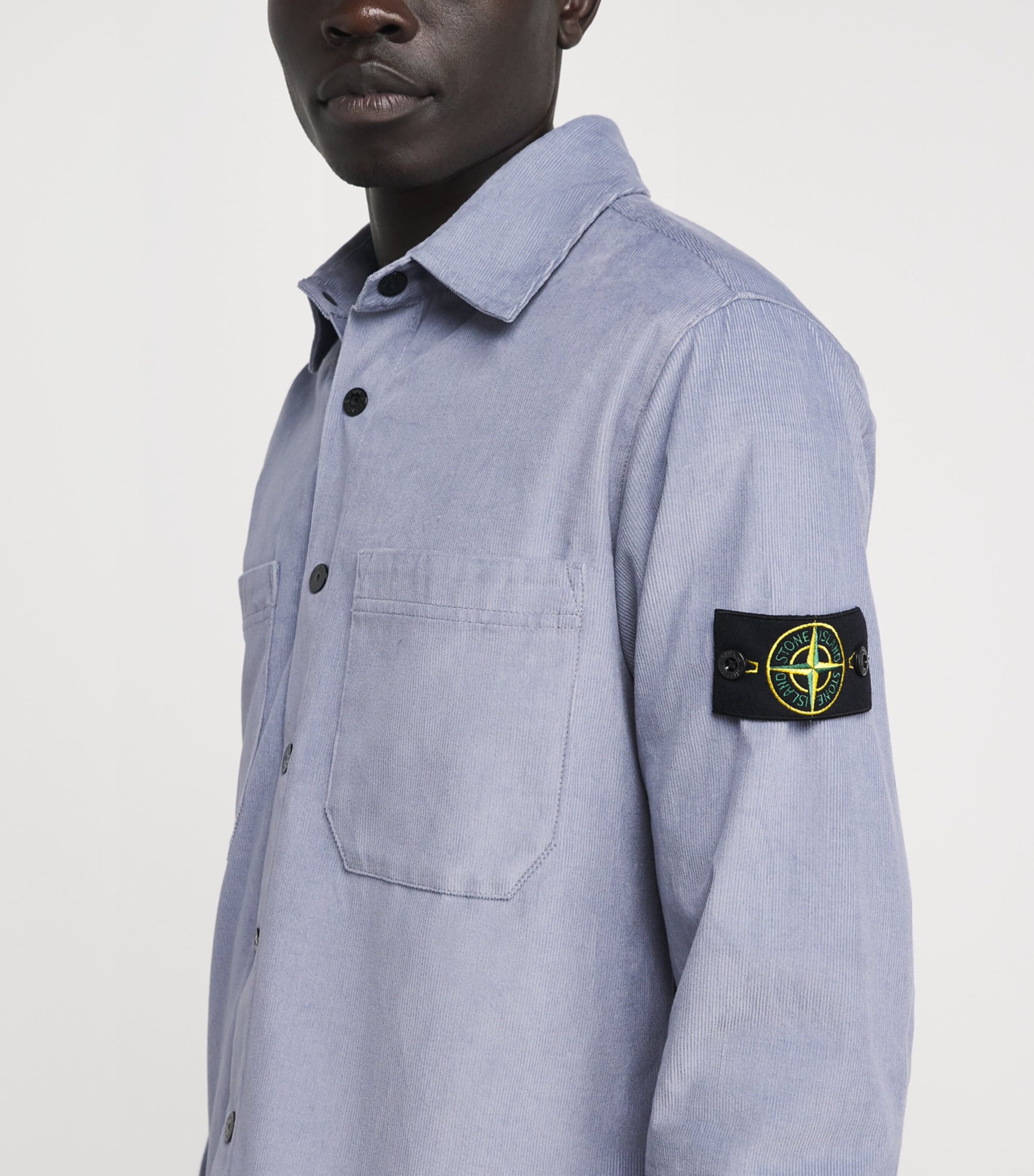 Stone Island Cotton Corduroy Overshirt Image 3