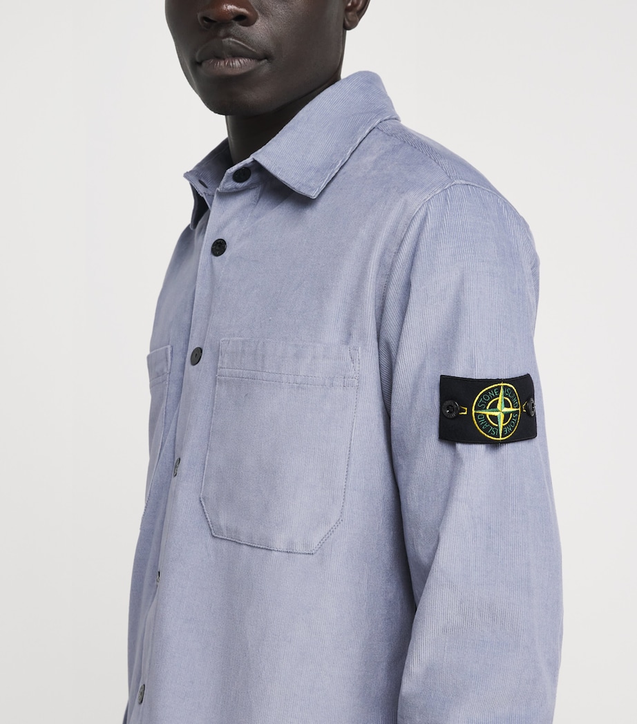 Stone Island Cotton Corduroy Overshirt Image 3