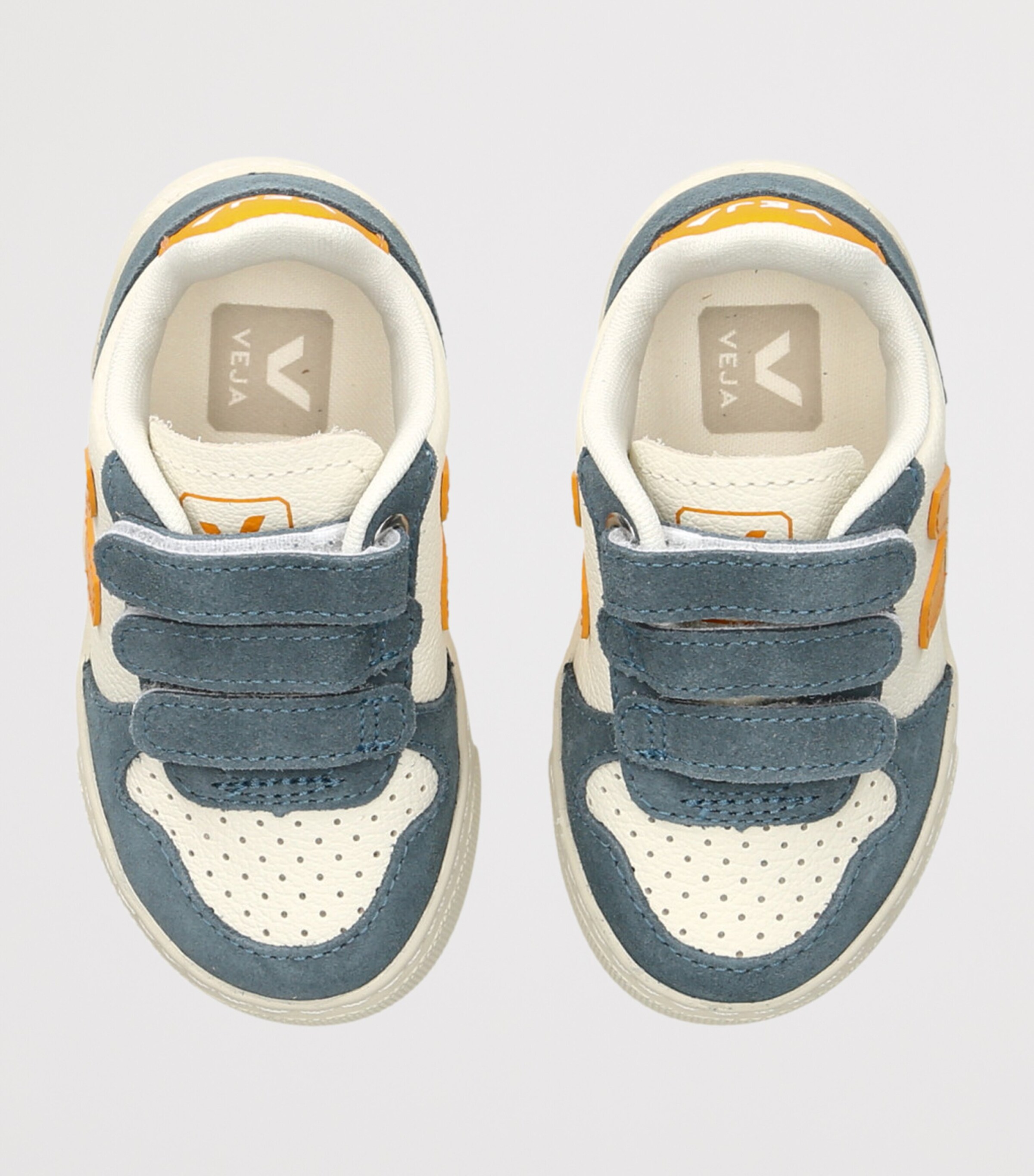 Veja Leather-Suede V-10 Sneakers White/oth Image 4