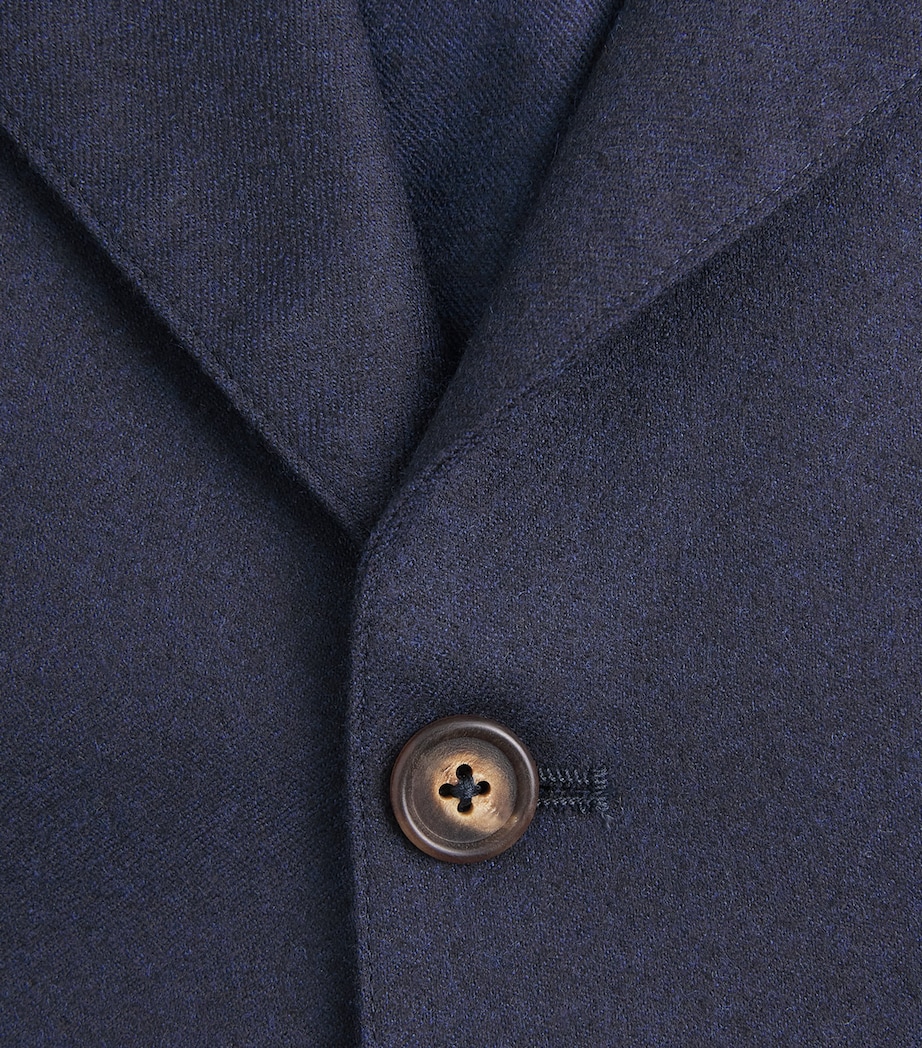 Fioroni Cashmere Mens Virgin Wool Unstructured Blazer Image 6