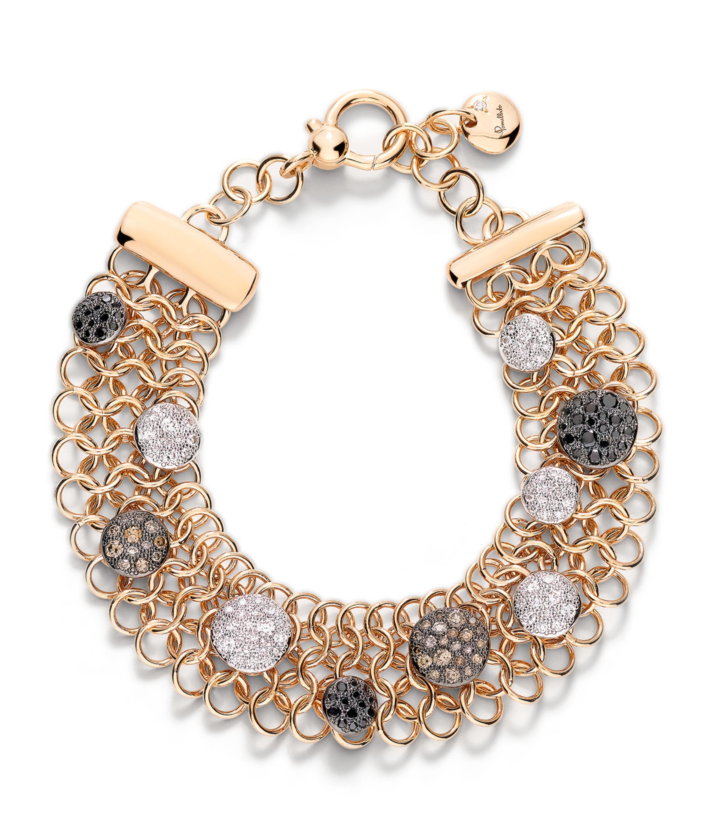 Pomellato Rose Gold and Diamond Sabbia Bracelet Image 1