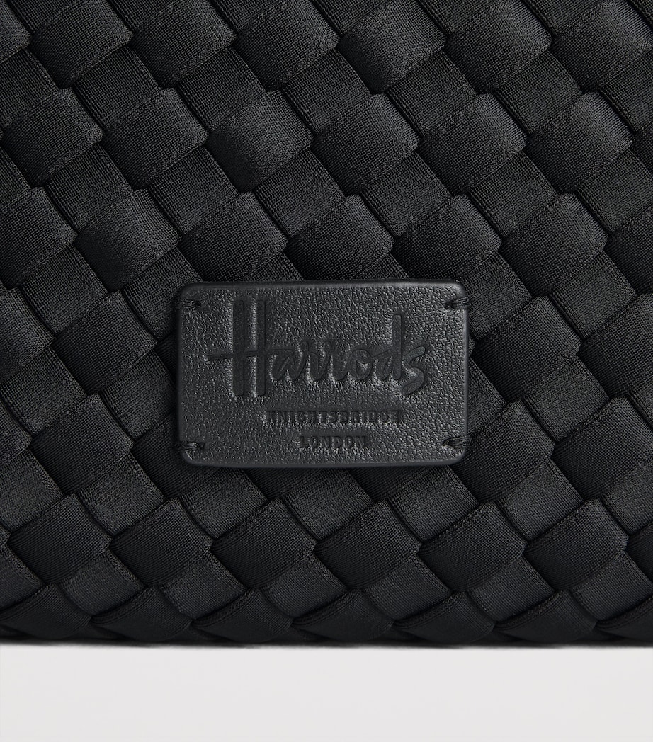 Harrods Neoprene Woven Pouch Black Image 4