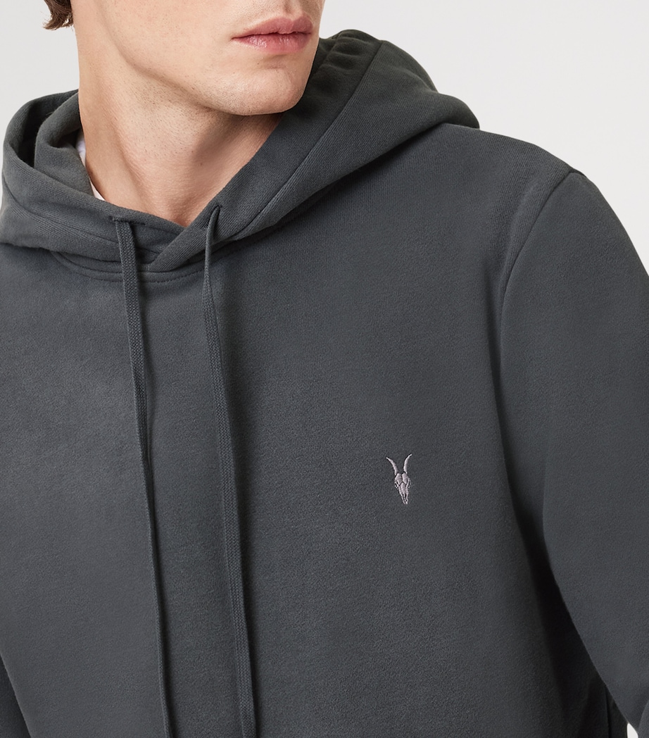 Organic Cotton Raven Ramskull Hoodie CARTER GREY Image 5