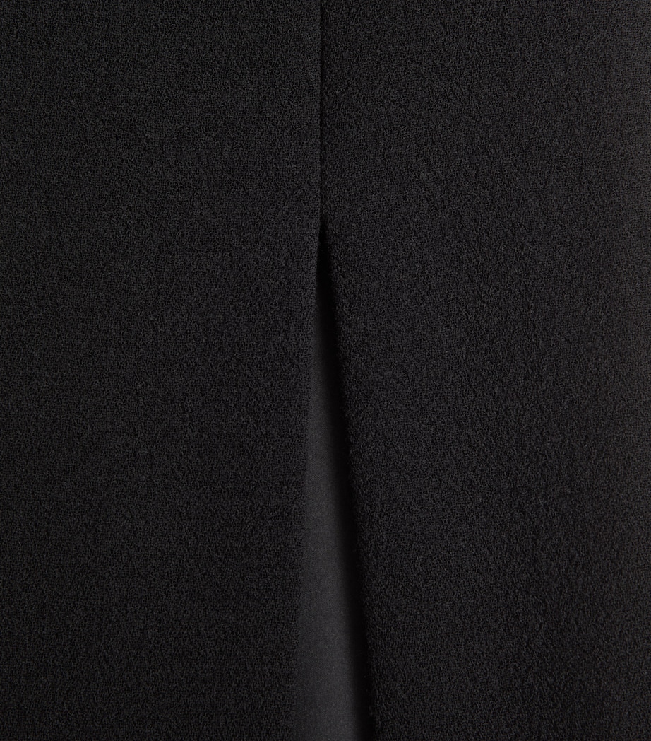 Virgin Wool Midi Skirt 0NO Image 4