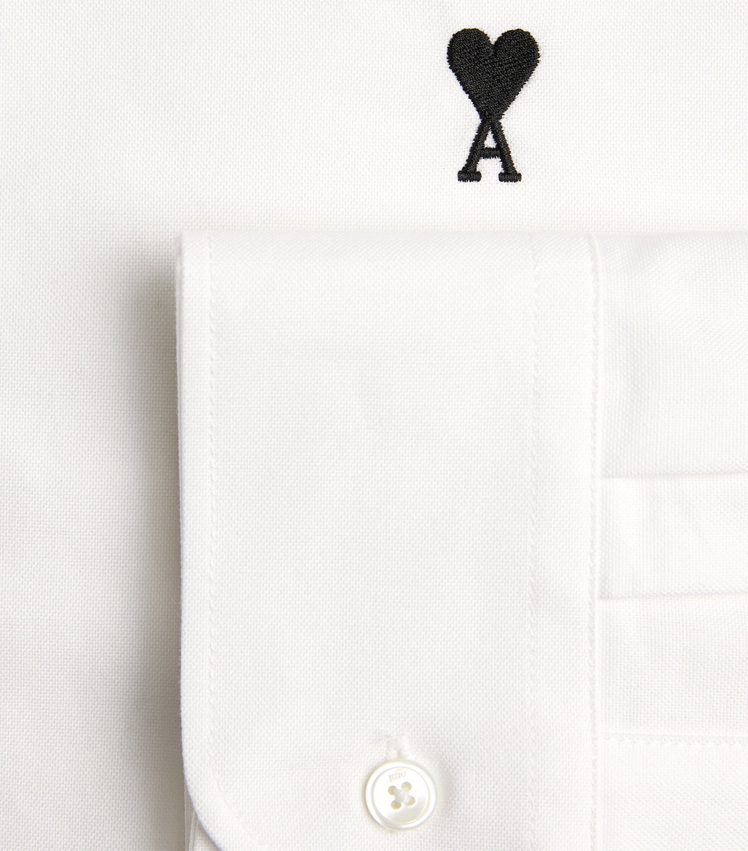 Cotton Ami de Coeur Oxford Shirt 168 - BLANC NATUREL Image 5