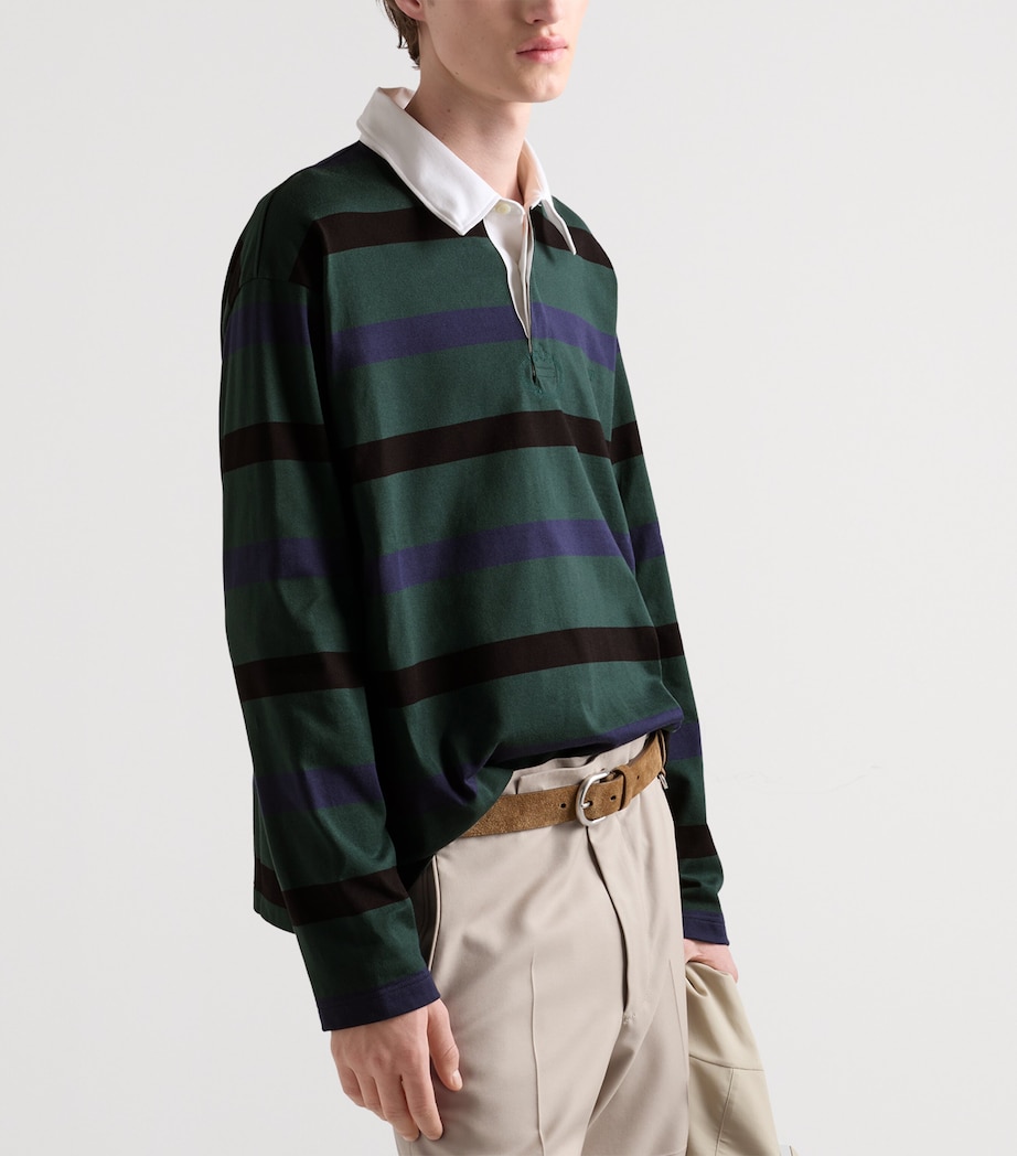 Prada Mens Cotton Oversized Polo Shirt Image 3
