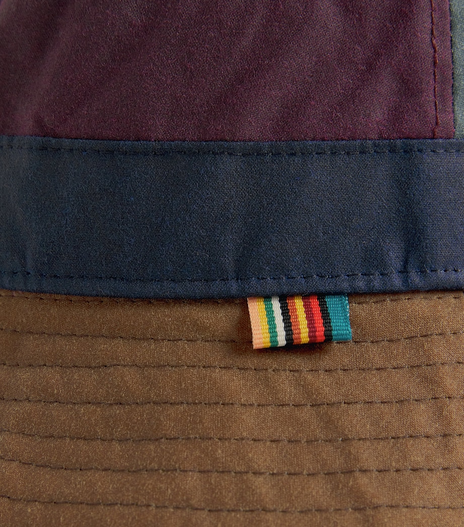 x Paul Smith Cotton Waxed Bucket Hat MULTI Image 6