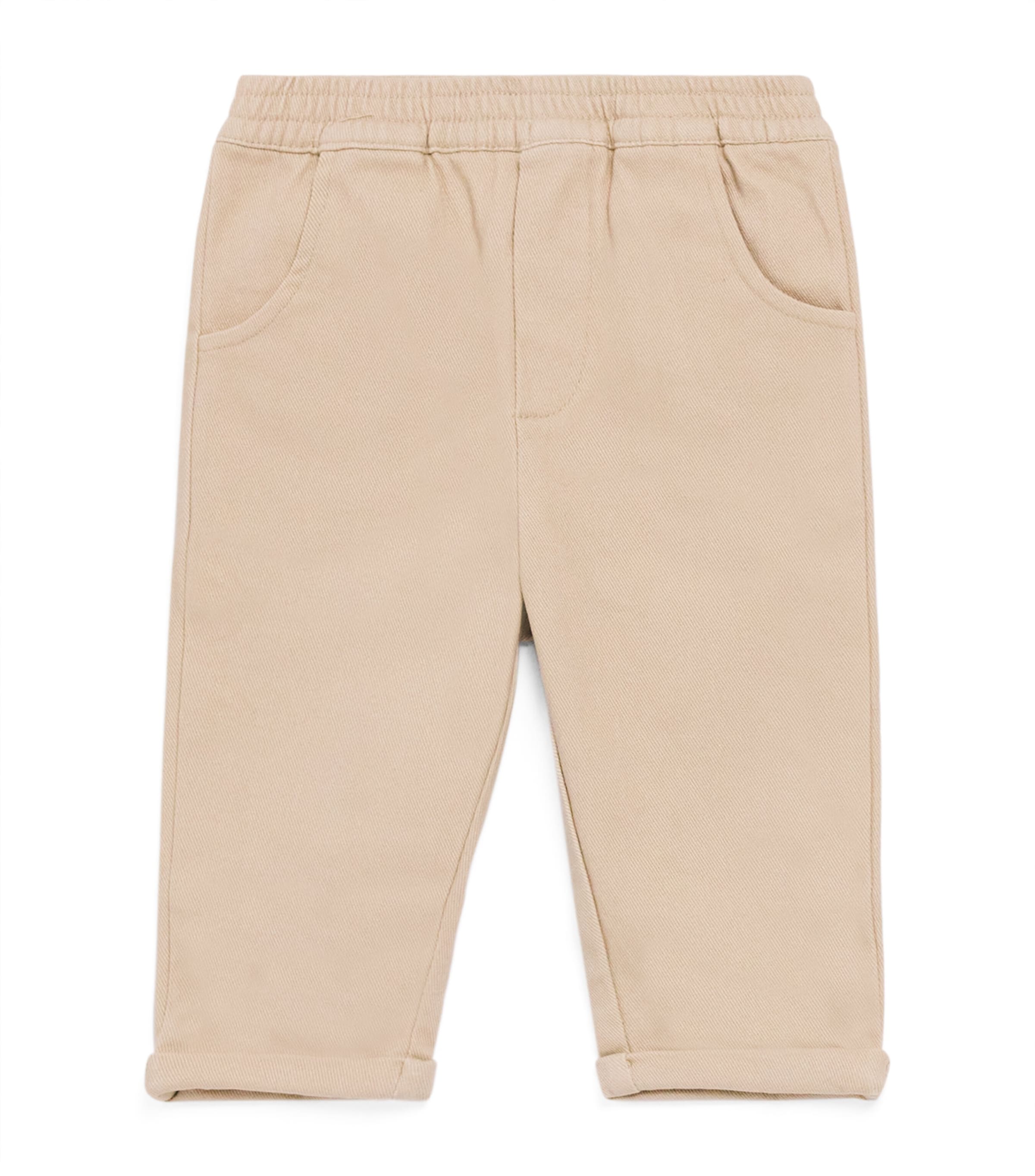 Donsje Stretch-cotton Olb Trousers In White