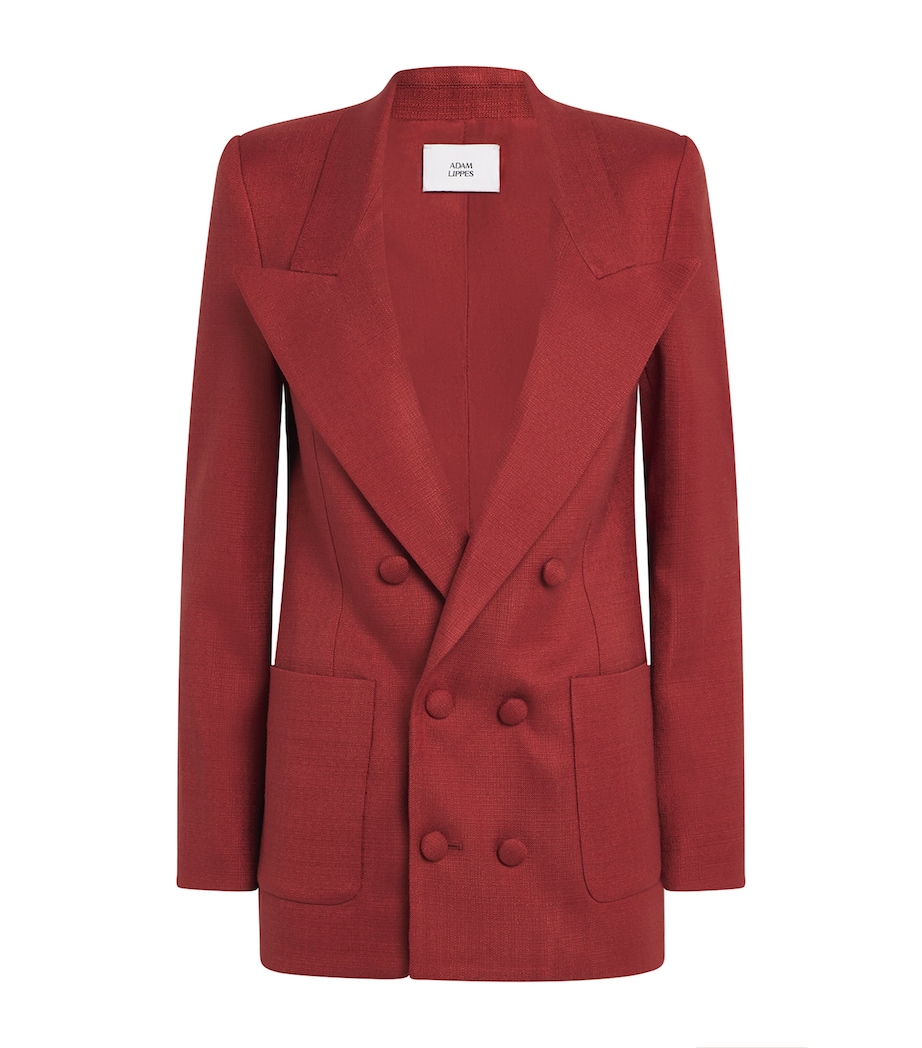 Canvas Riva Double-Breasted Blazer SIENN SIENNA Image 1