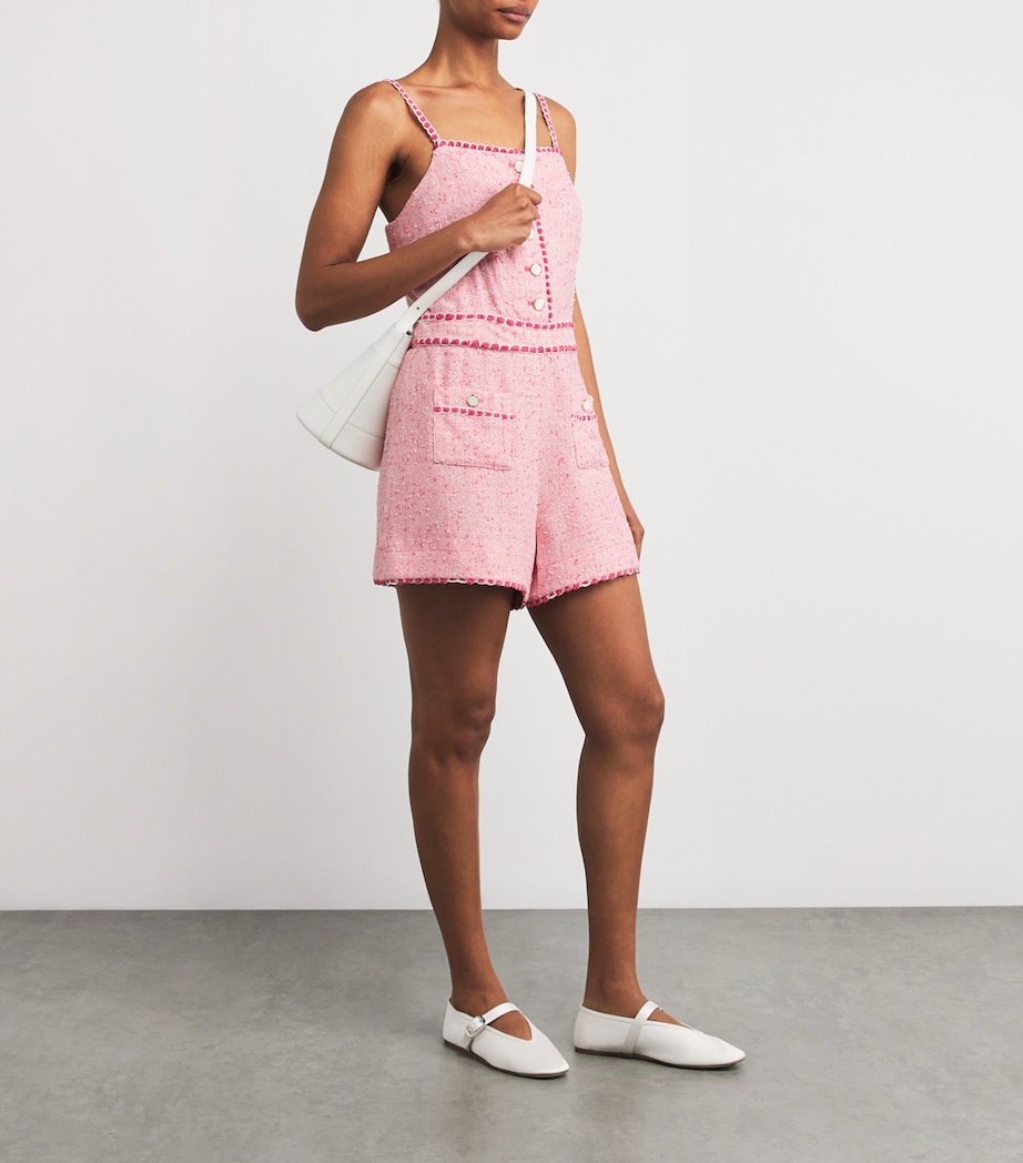 Tweed Ginny Playsuit BERRY MULTI Image 2