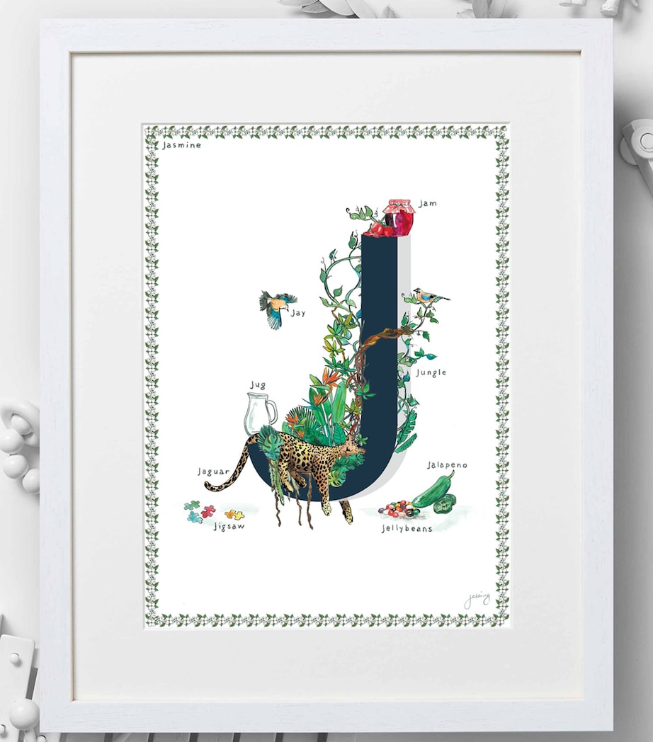 A4 Letter Print NAVY Image 2