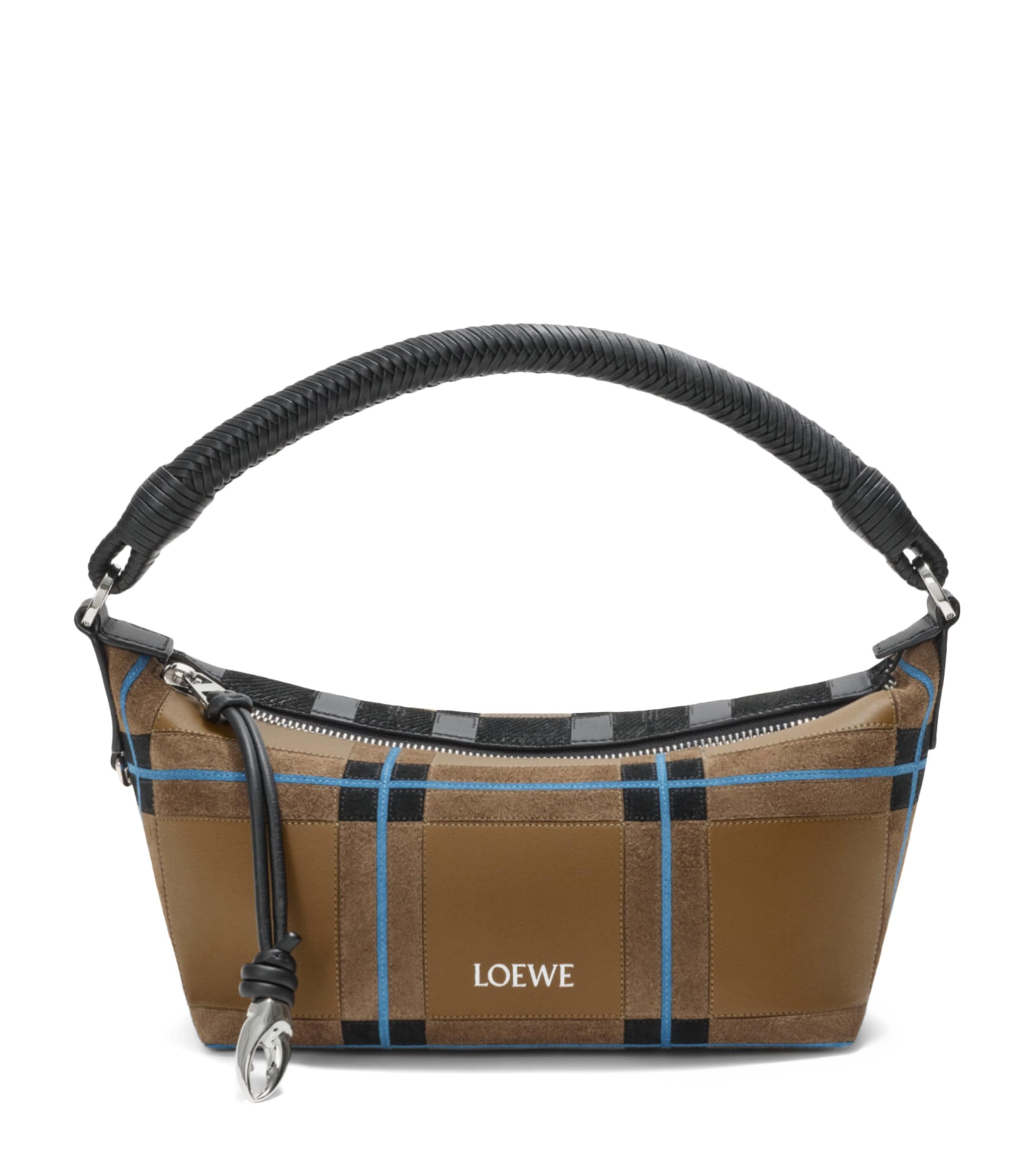 LOEWE x Cosima Von Bonin Leather Cala Top-Handle Bag Brownish Green/multi Image 1