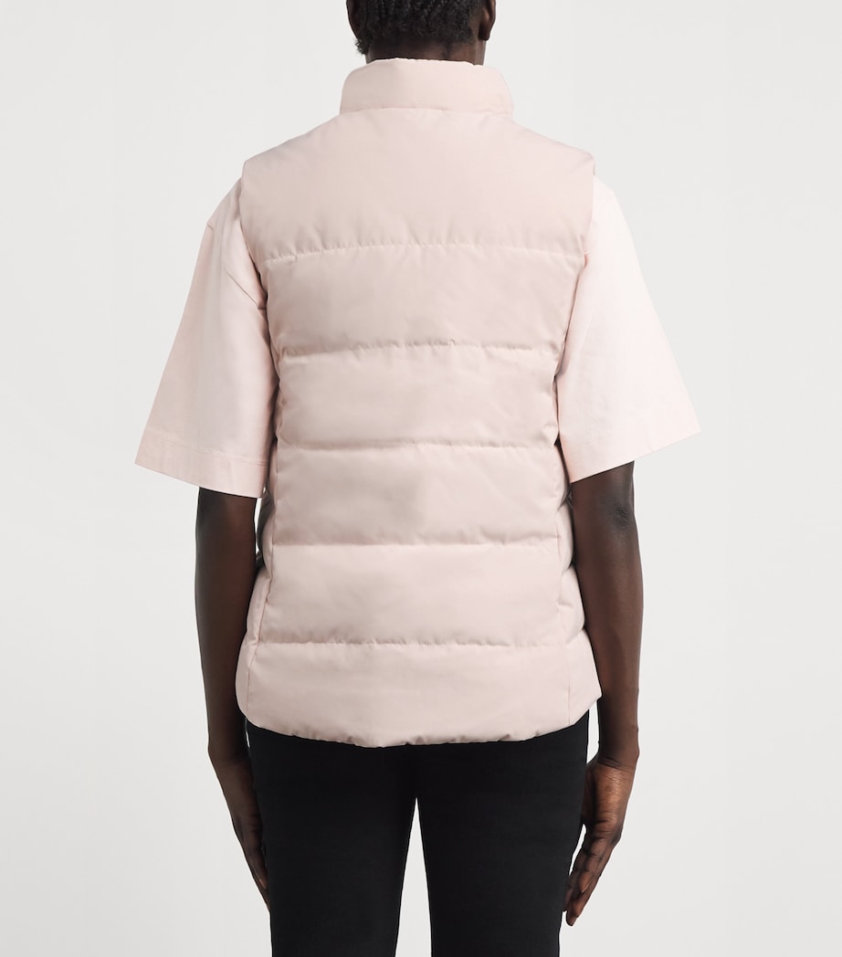 Down-Filled Freestyle Crew Gilet VINTAGE ROSE Image 4