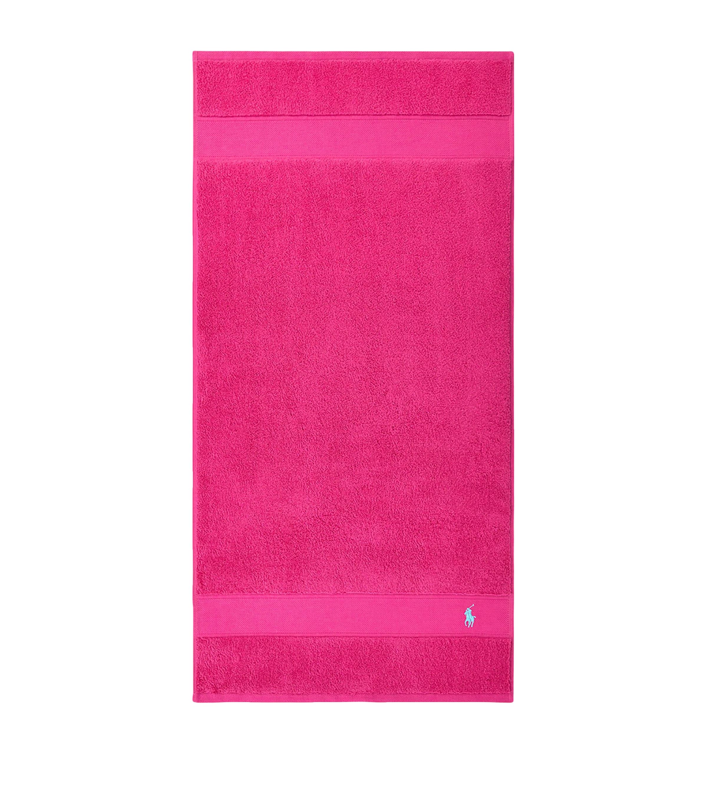 Polo Player Hand Towel (50cm x 100cm) SKY PINK Image 6