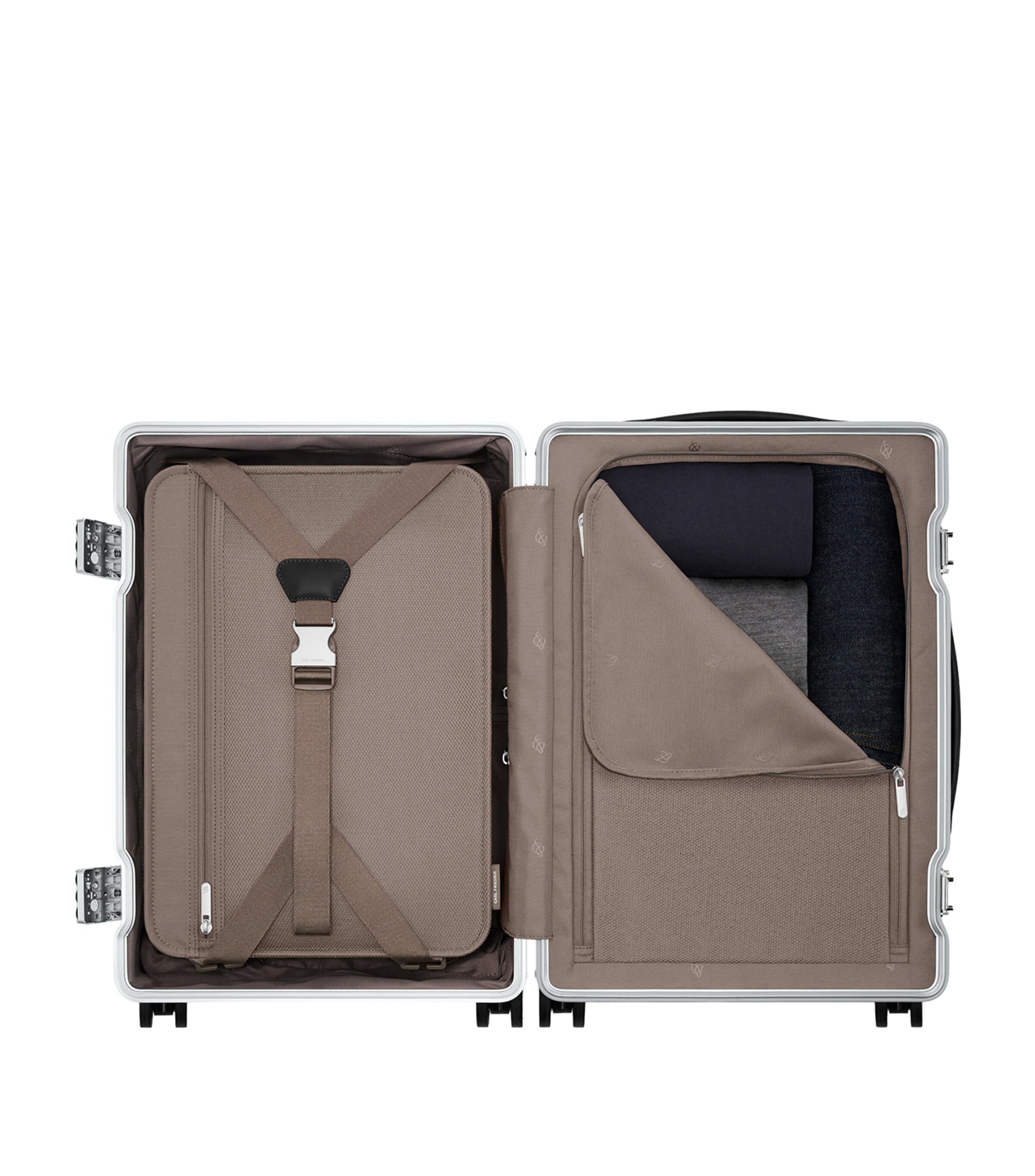 Carl Friedrik The Carry-On Suitcase (56cm) Black Image 3
