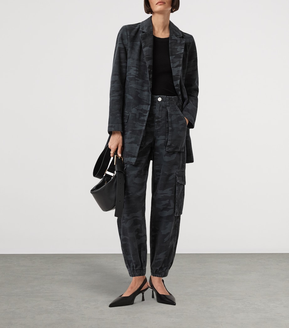 Denim Aleida Blazer CAMO INK BLUE Image 3