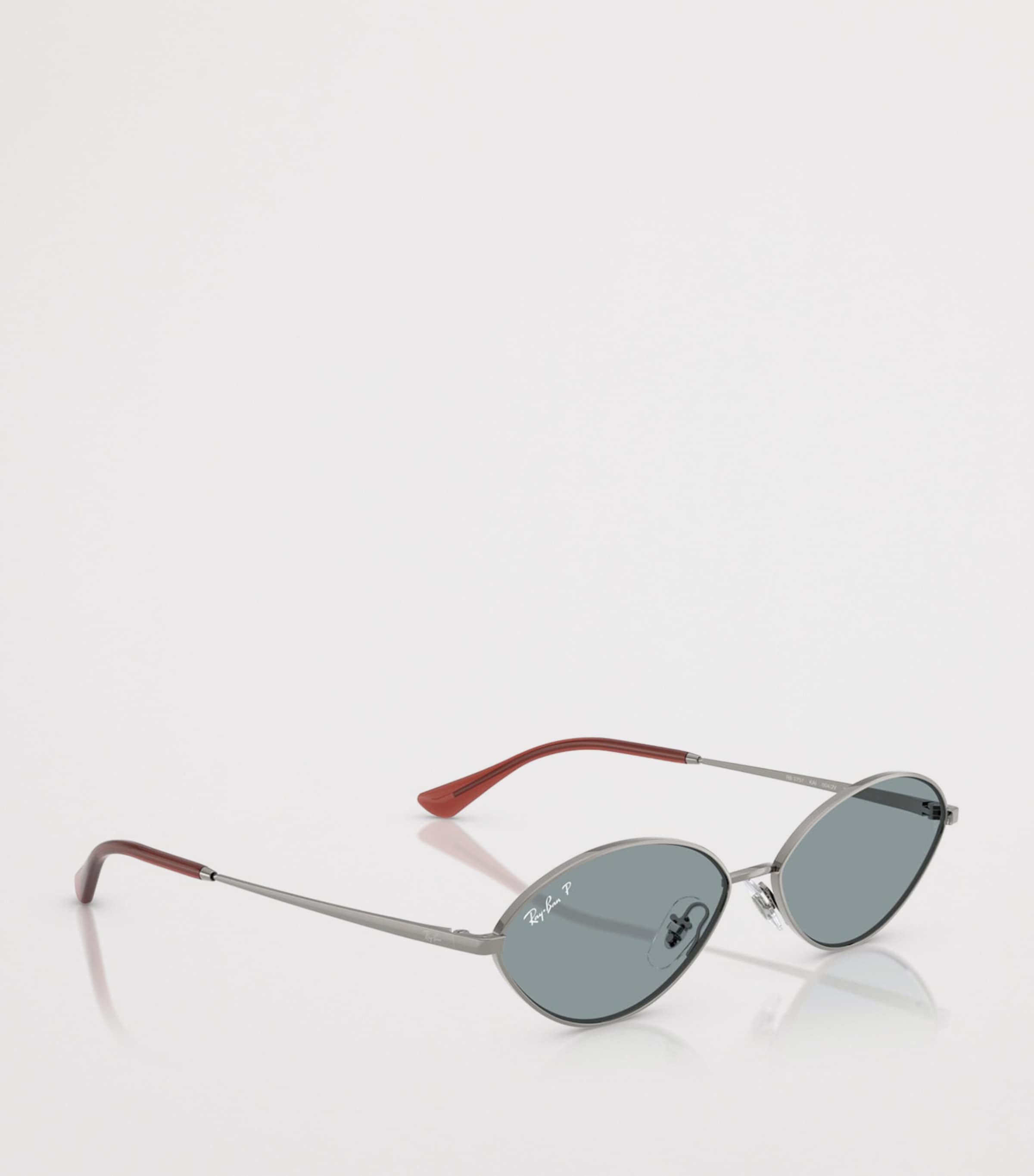 Ray-Ban RB3757 Kai Bio-Based Oval Sunglasses Grey Image 6