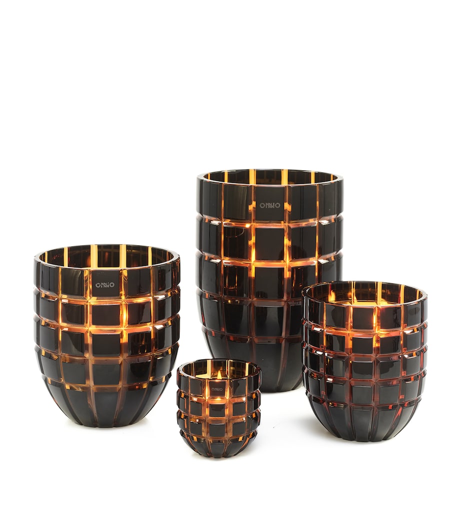 Medium Gold Forever Crystal Candle BLACK/GOLD Image 2