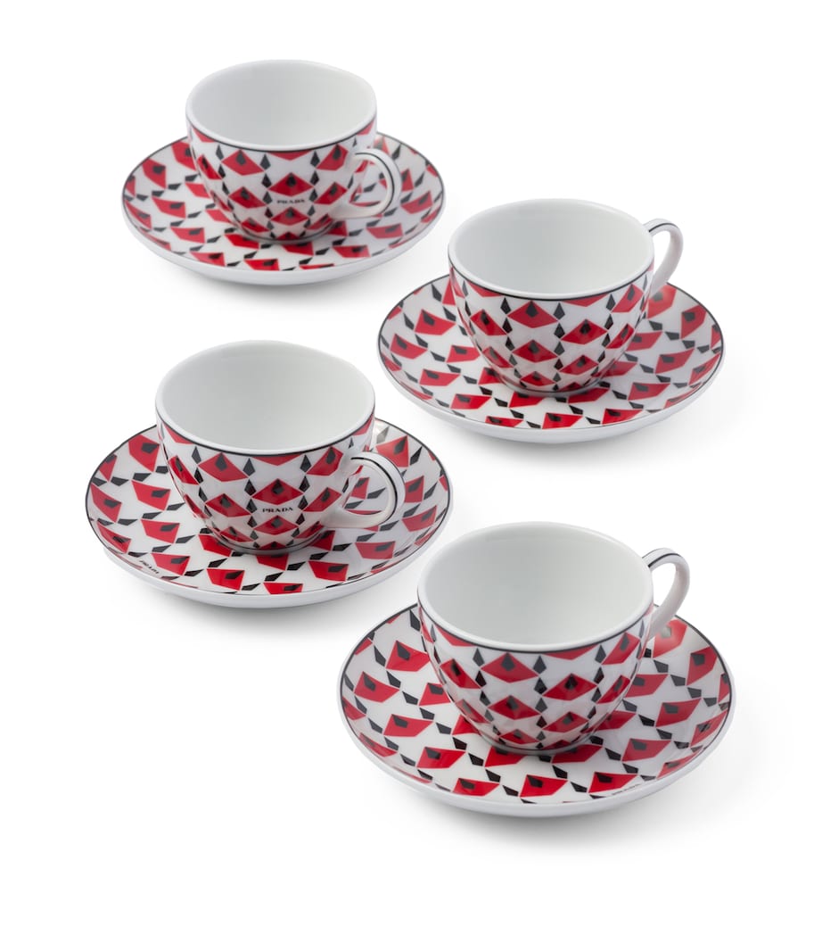 Vienna Coffee Cup and Saucer (Set of 4) F0E5X Image 1