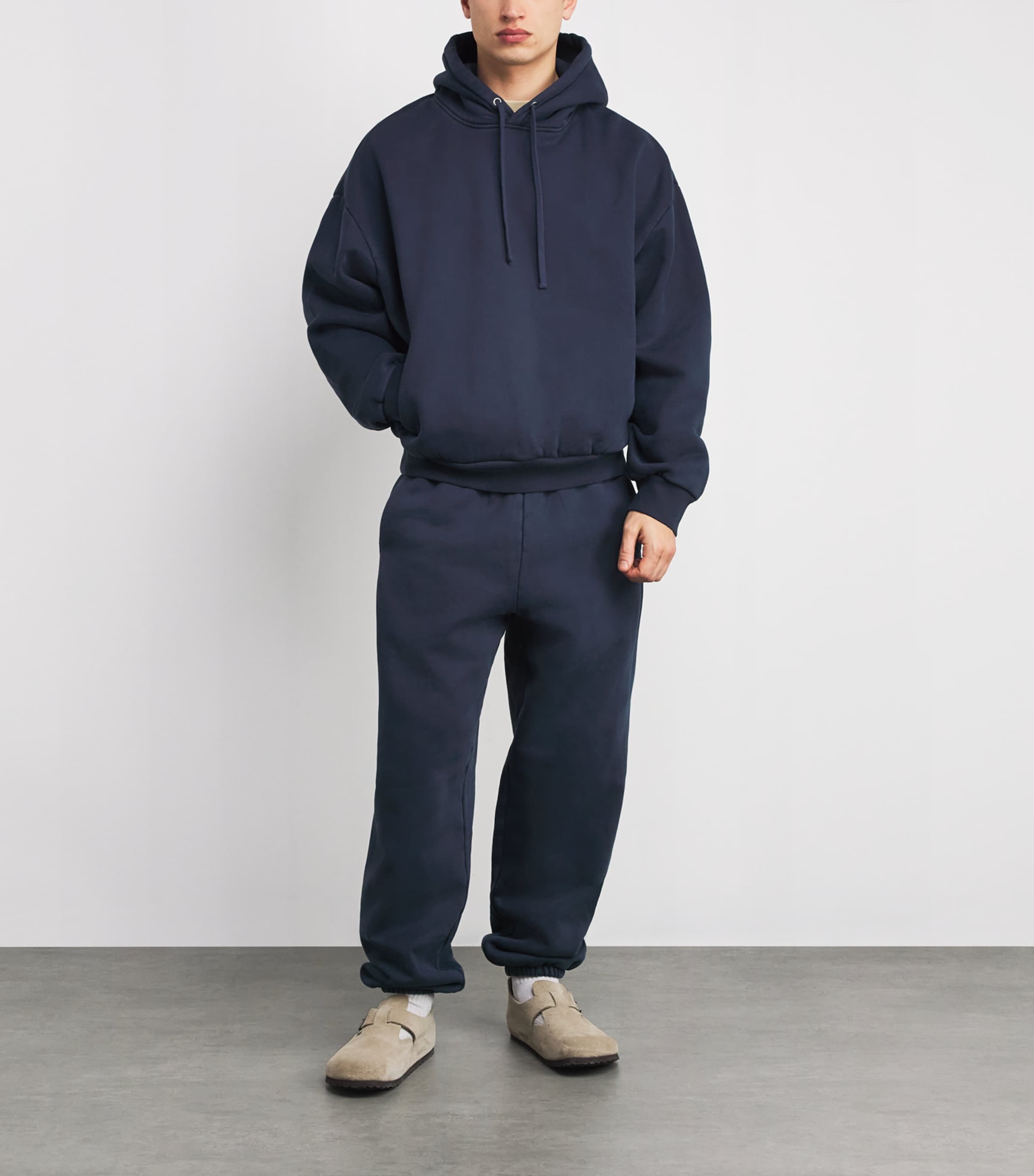 Heavy Fleece Relaxed Sweatpants NAVY Image 2