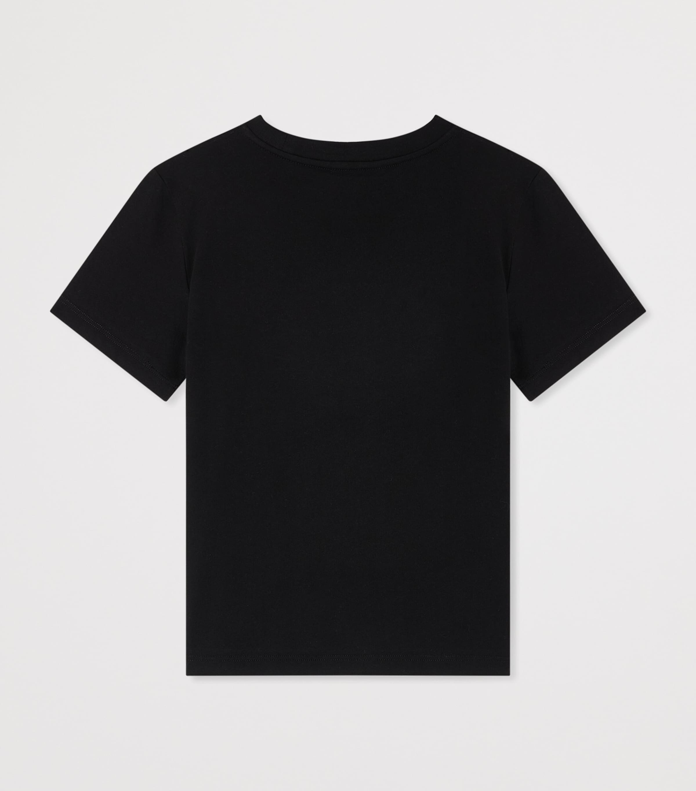 Cotton Thibald T-Shirt (10-14 Years) FAUX NOIR Image 2