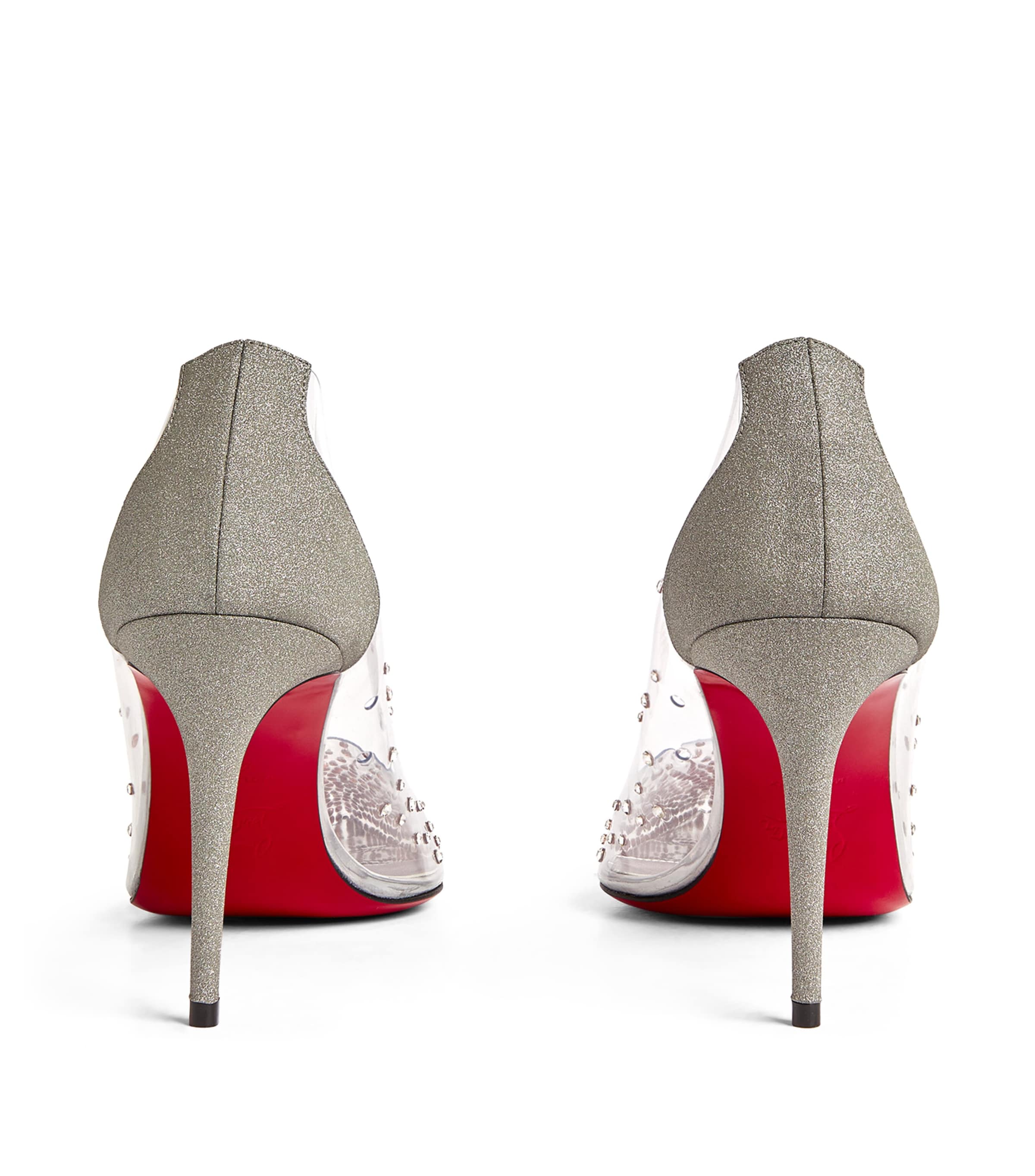 Christian Louboutin Degrastrass Embellished PVC-Leather