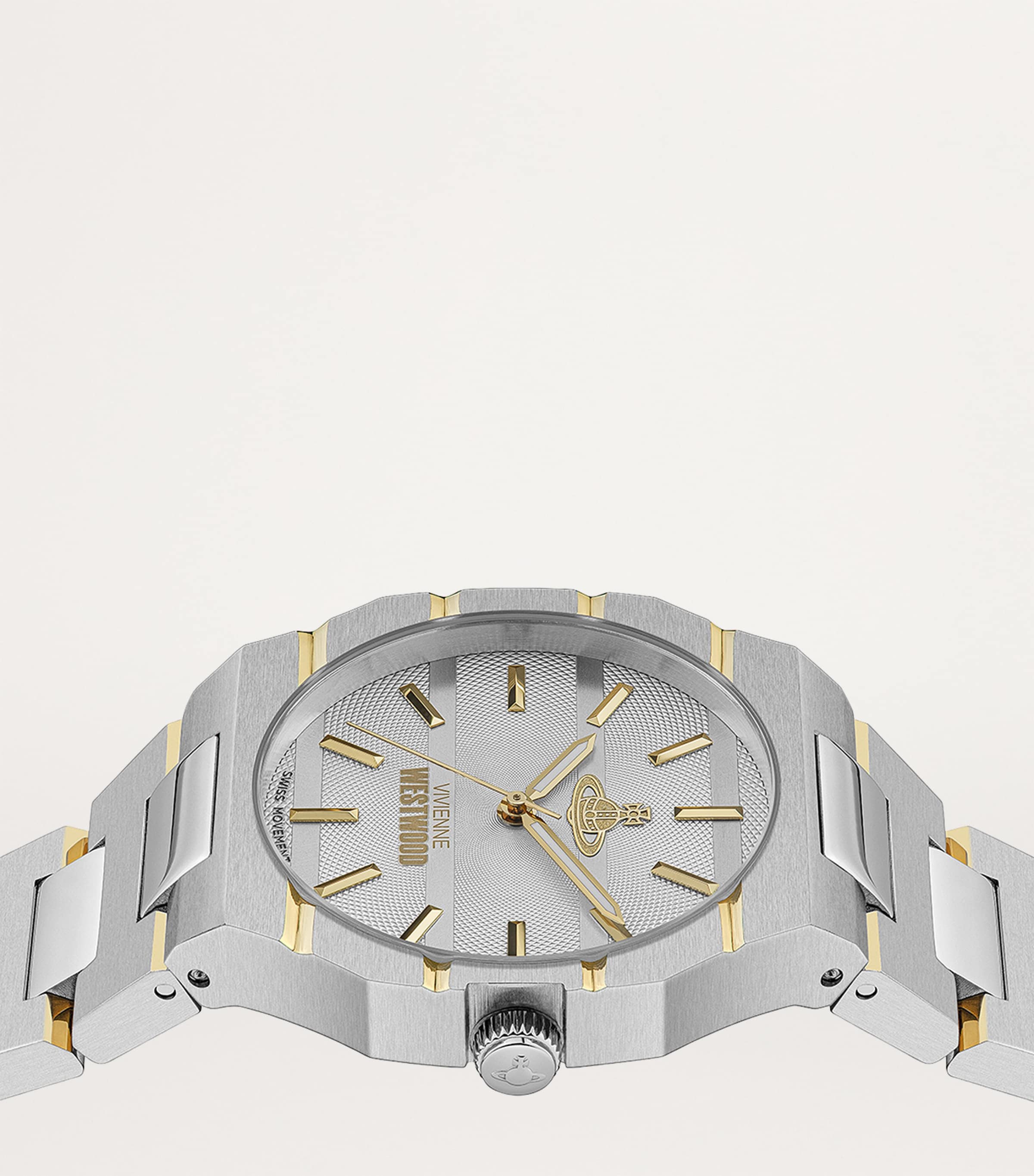 Stainless Steel The Bank Watch 35mm SILVER Image 3